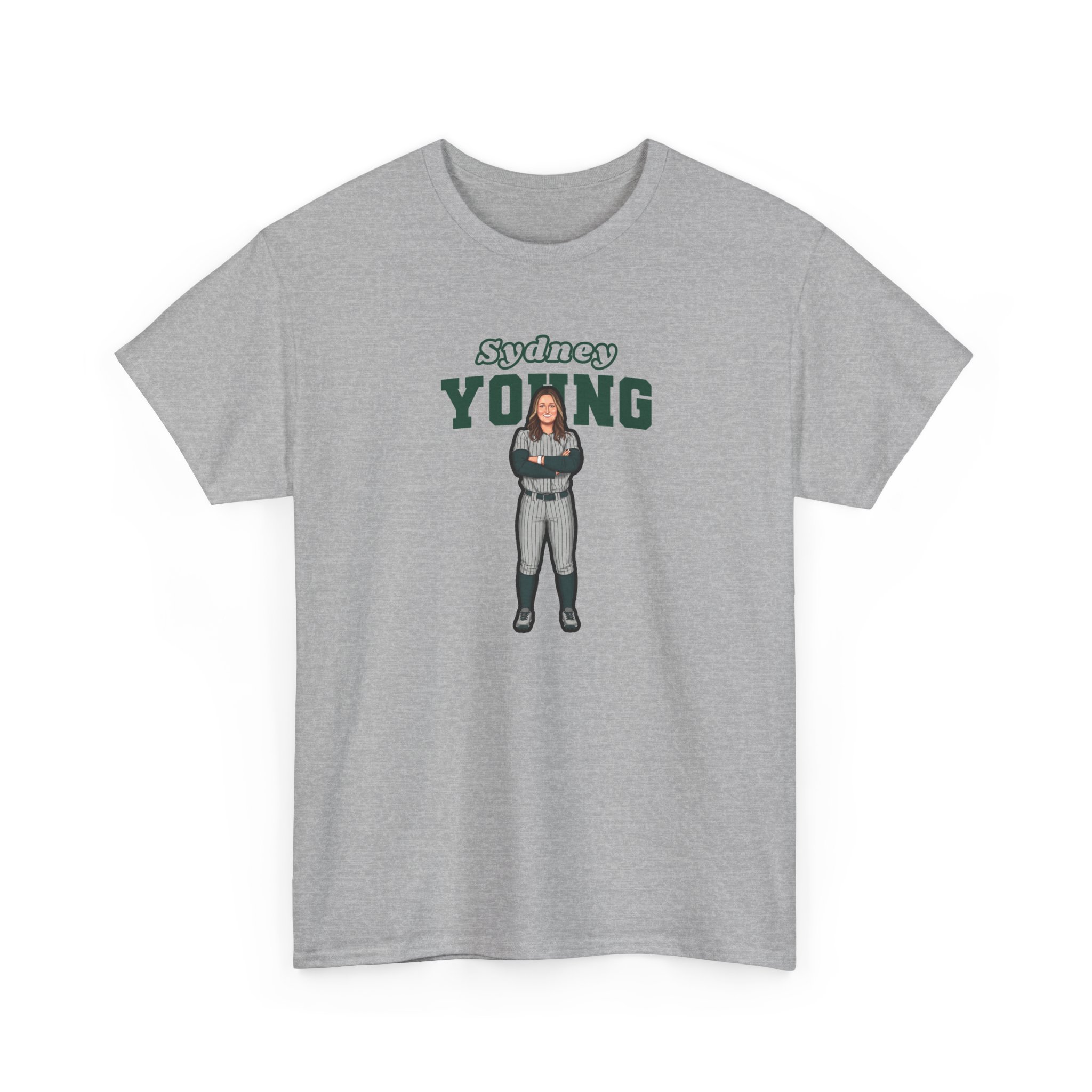 Tee — character_name_arch in Grey