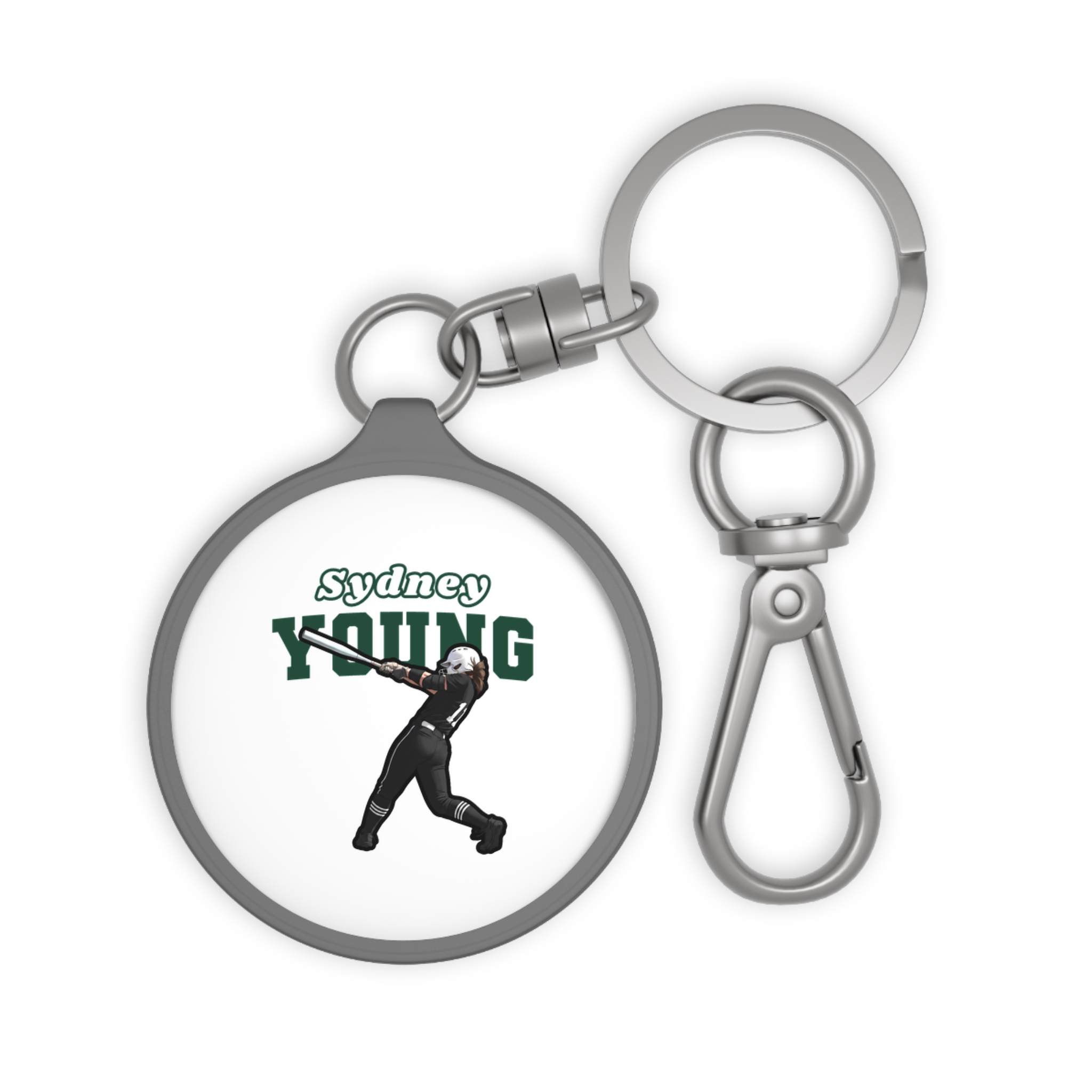 Keychain — character_name_arch in Grey
