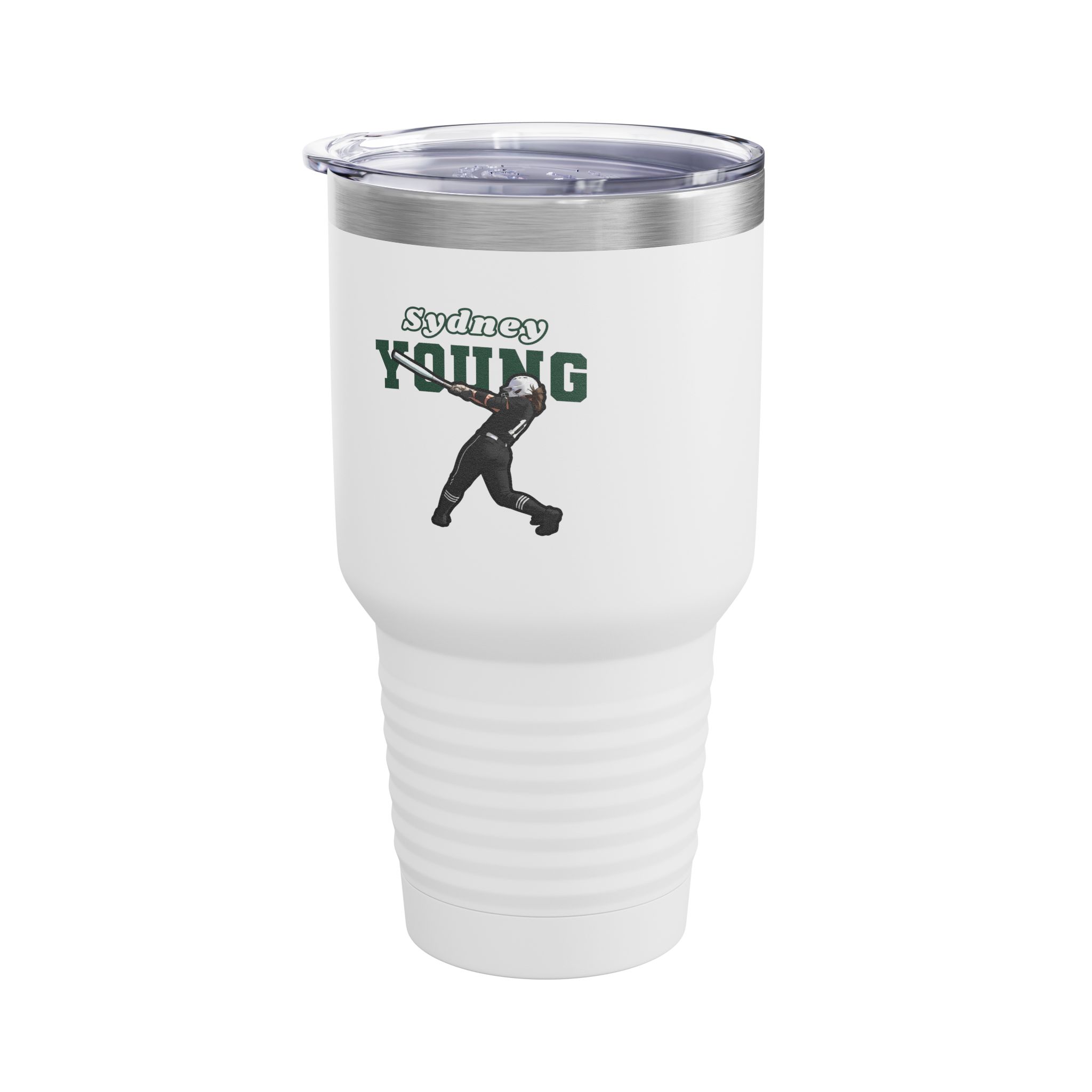 30oz Tumbler — character_name_arch in White