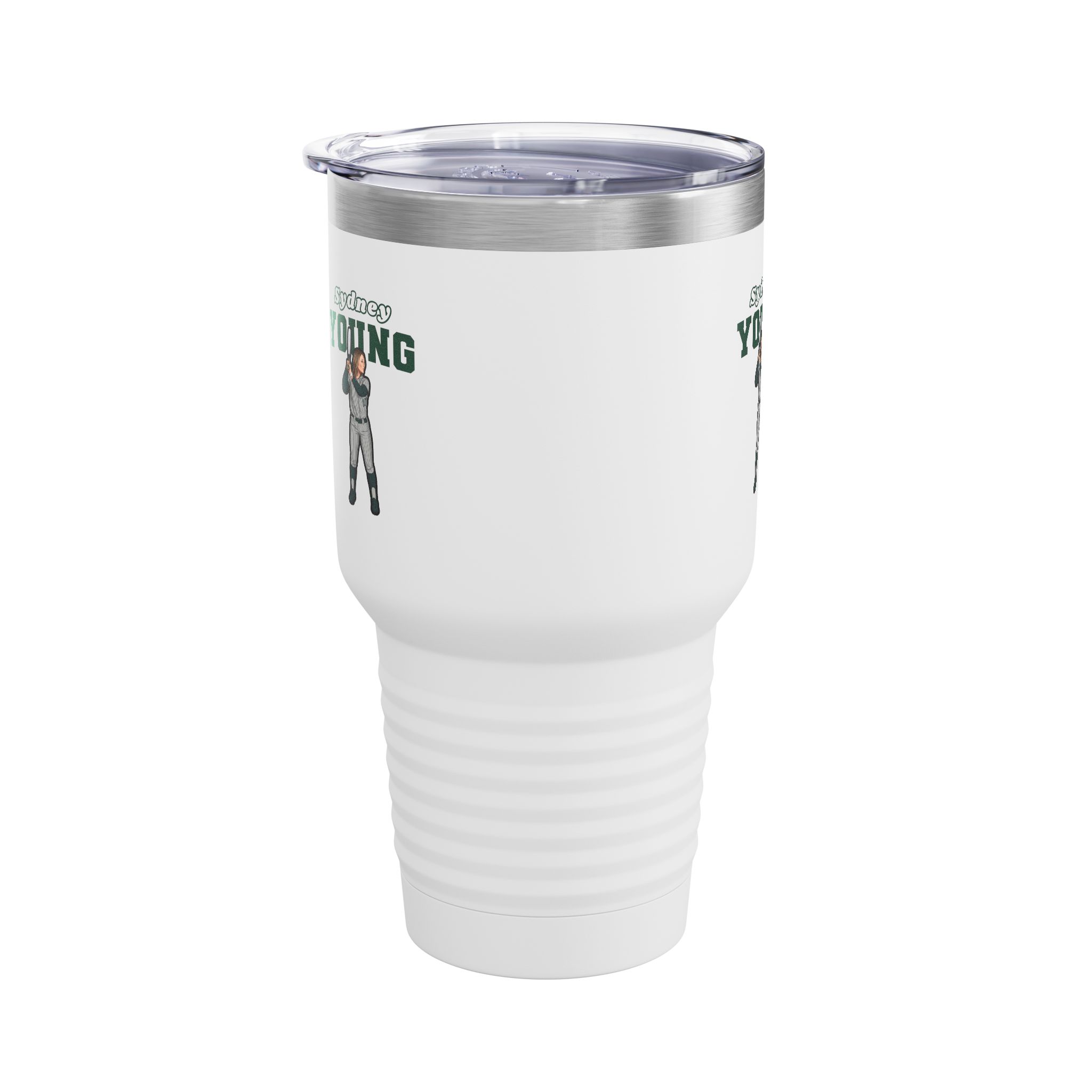 30oz Tumbler — character_name_arch in White