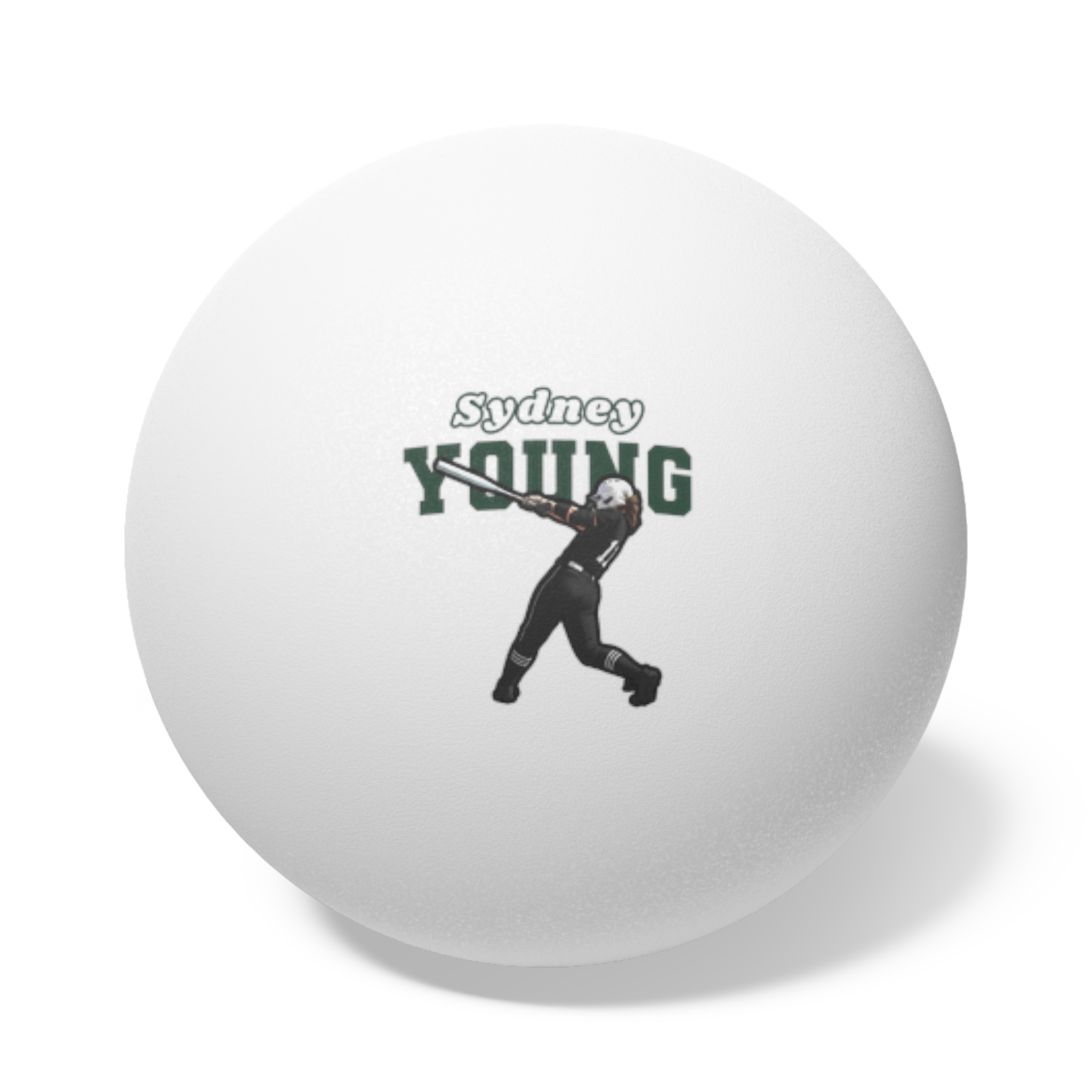 Ping Pong Balls, 6 pcs — character_name_arch in White
