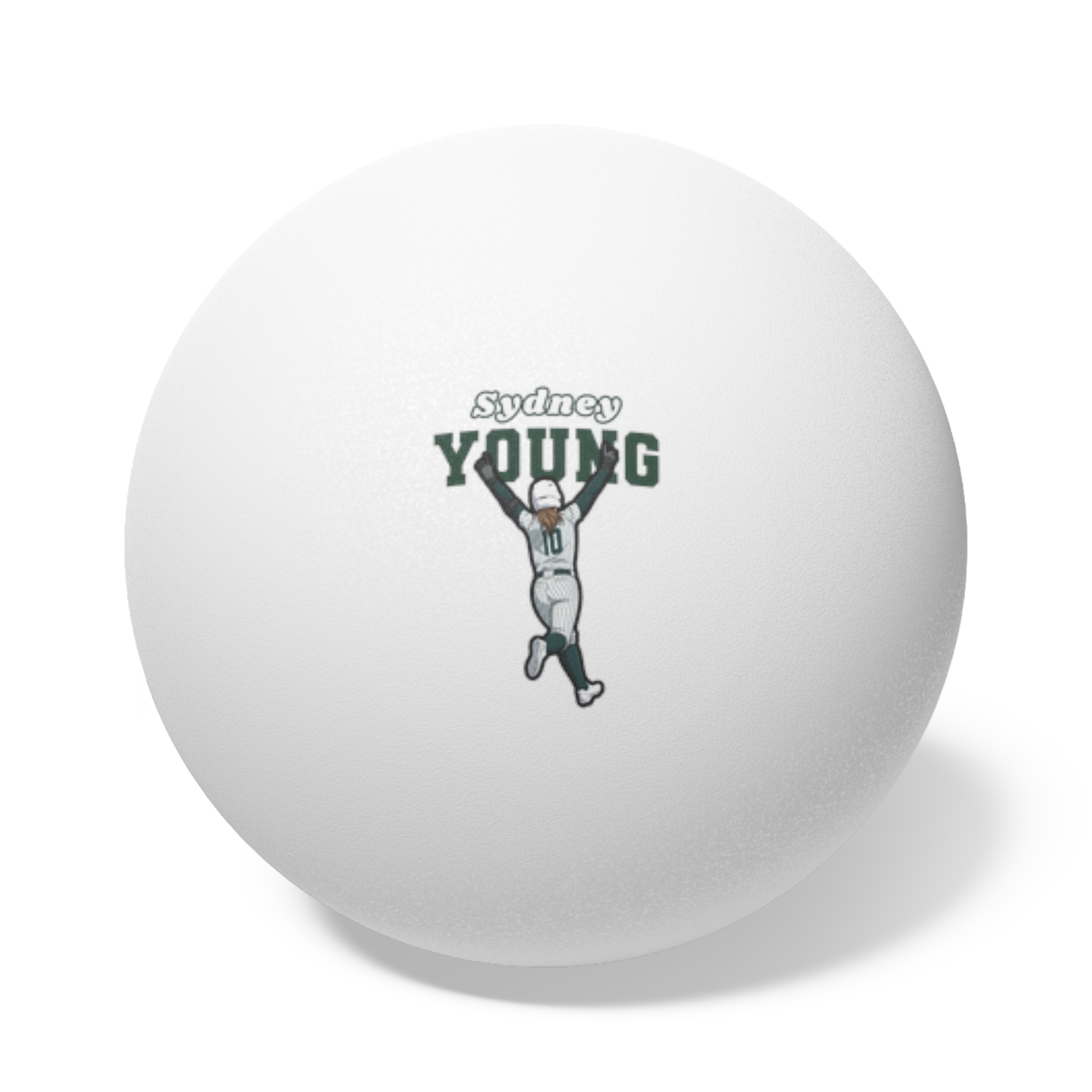 Ping Pong Balls, 6 pcs — character_name_arch in White