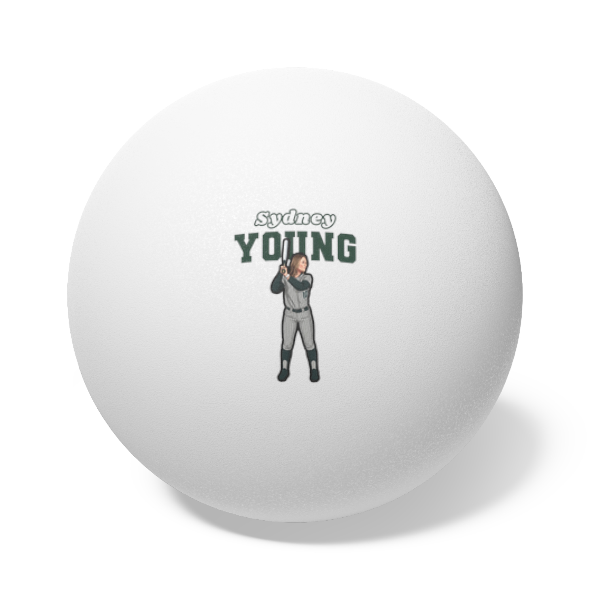 Ping Pong Balls, 6 pcs — character_name_arch in White