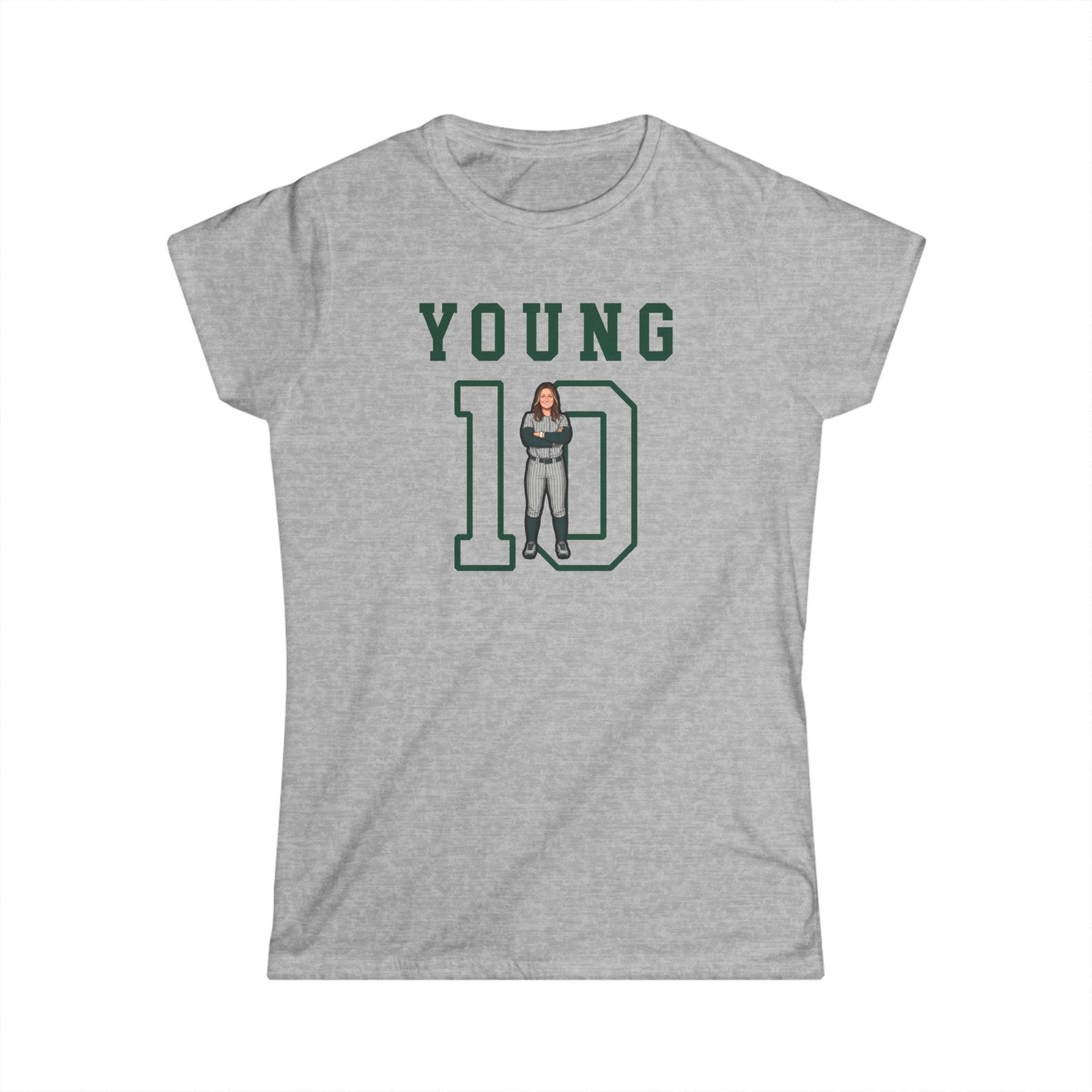 Women's Softstyle Tee — character_shirsey in Grey