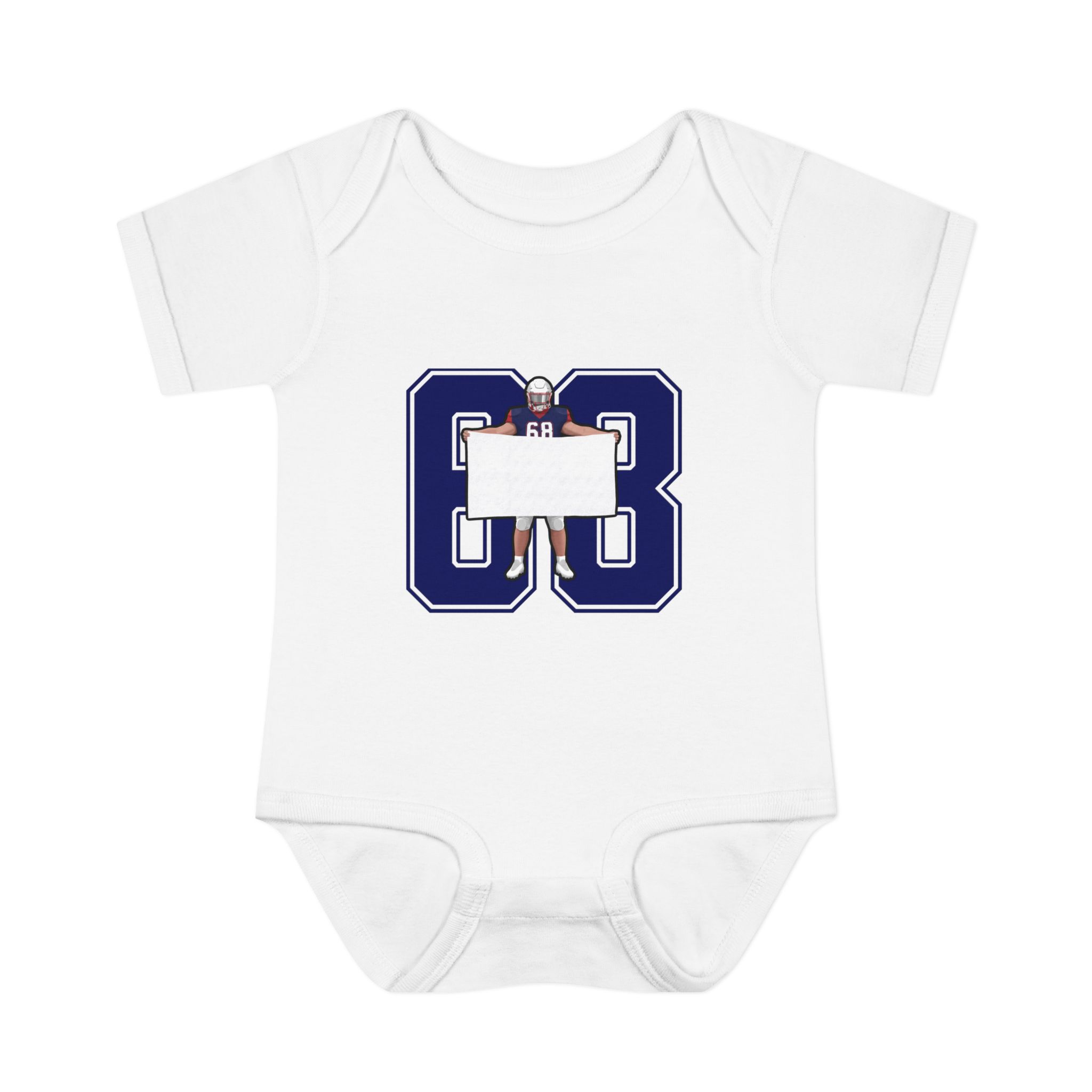 Baby Onesie — character_number in White
