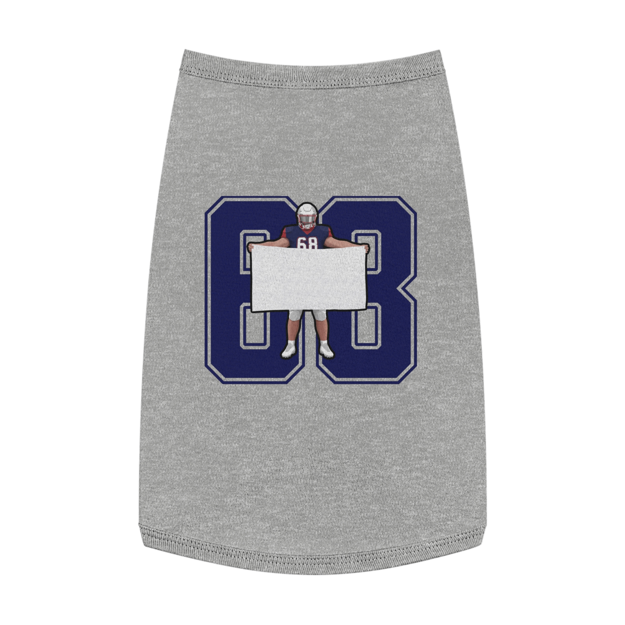 Pet Tank Top — character_number in White