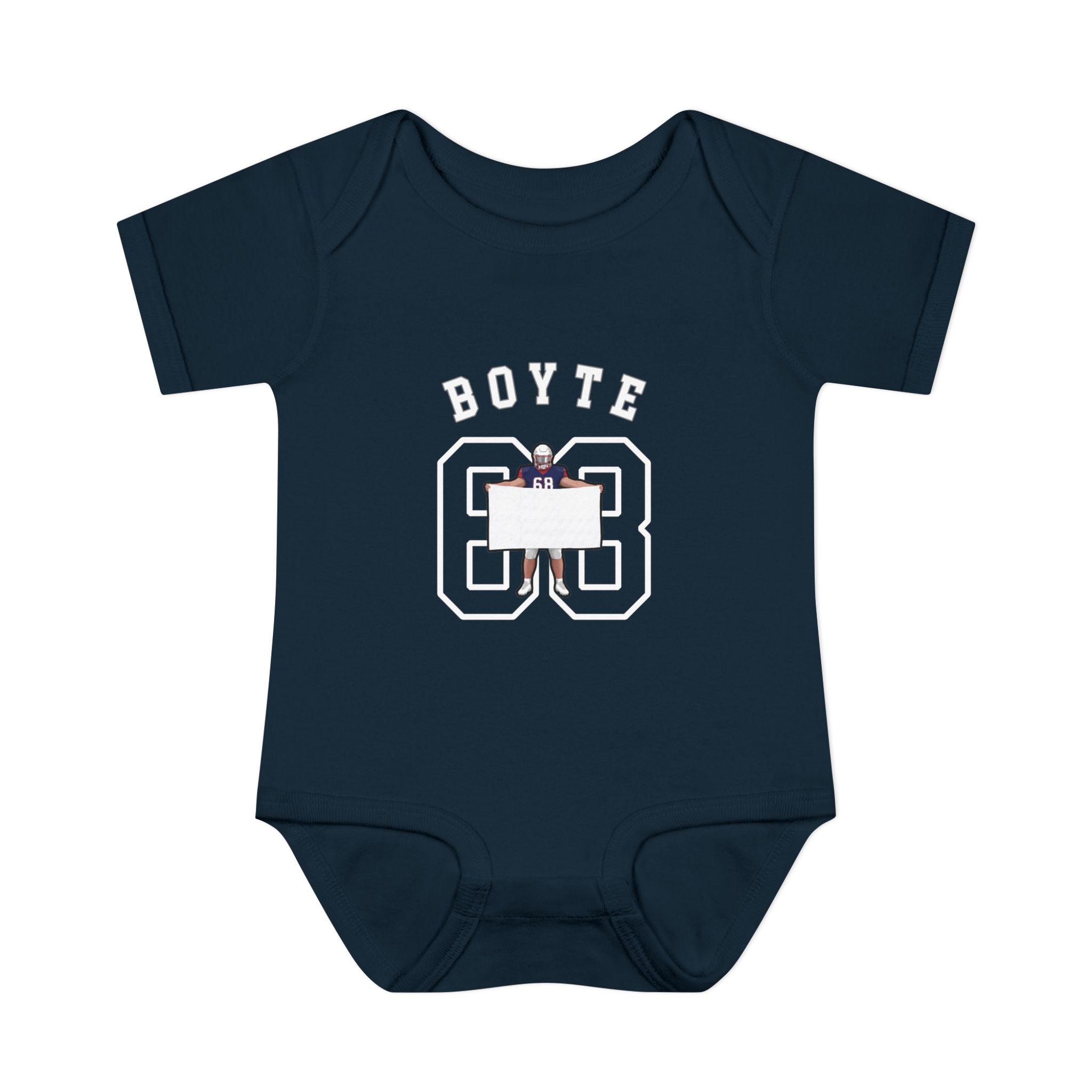 Baby Onesie — character_shirsey_arch in Navy