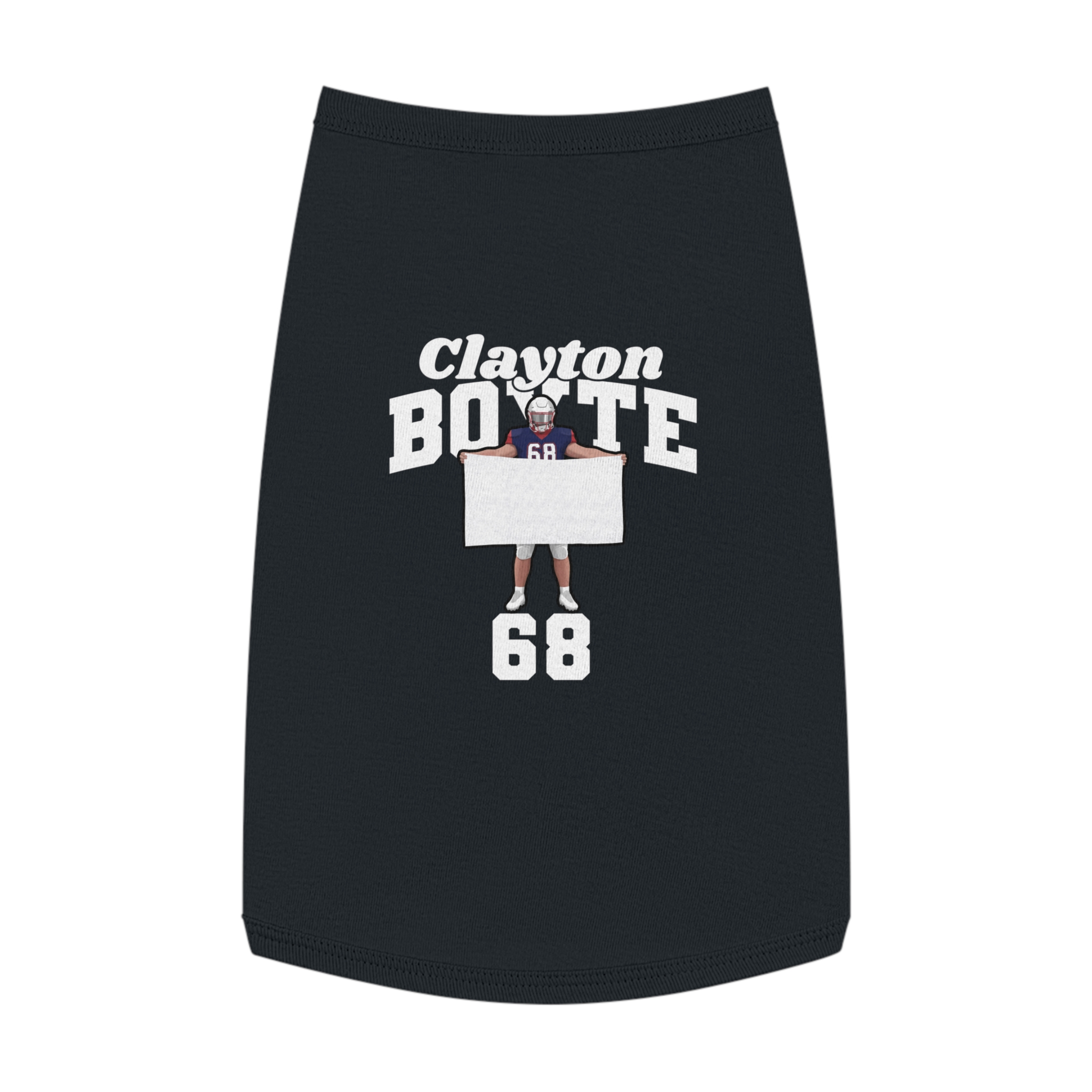 Pet Tank Top — character_signature_arch in Black