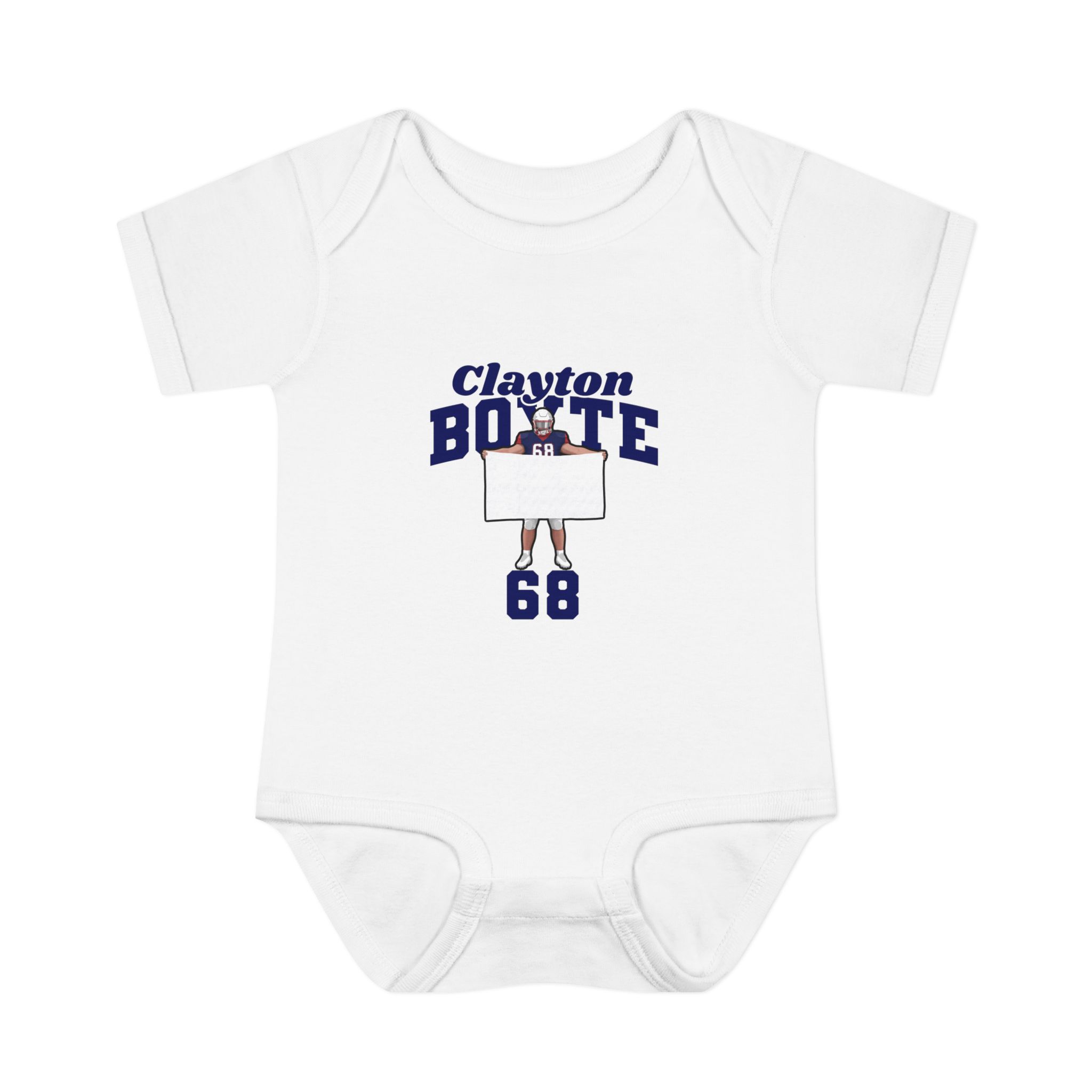 Baby Onesie — character_signature_arch in White