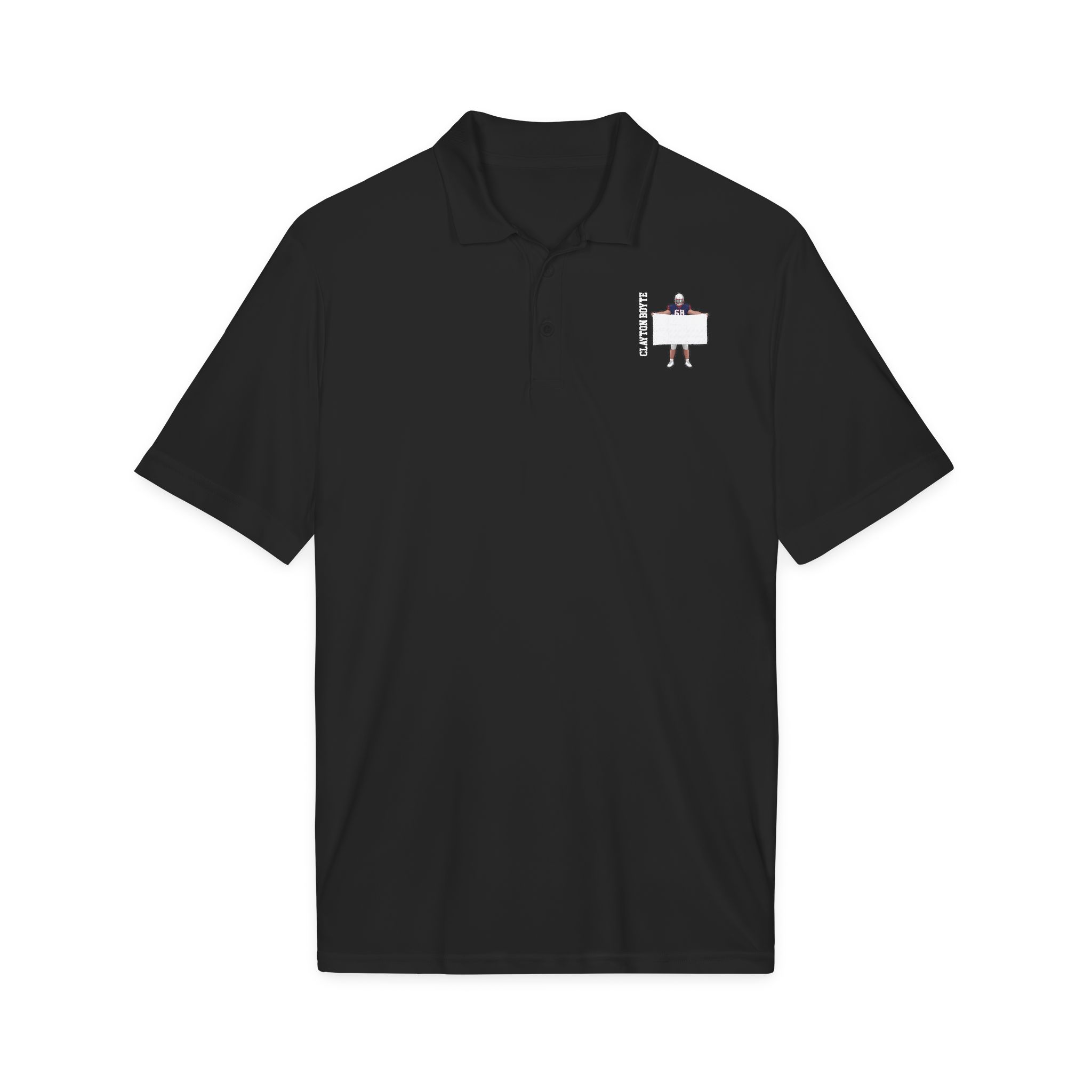 Polo — character_name_vertical in Black