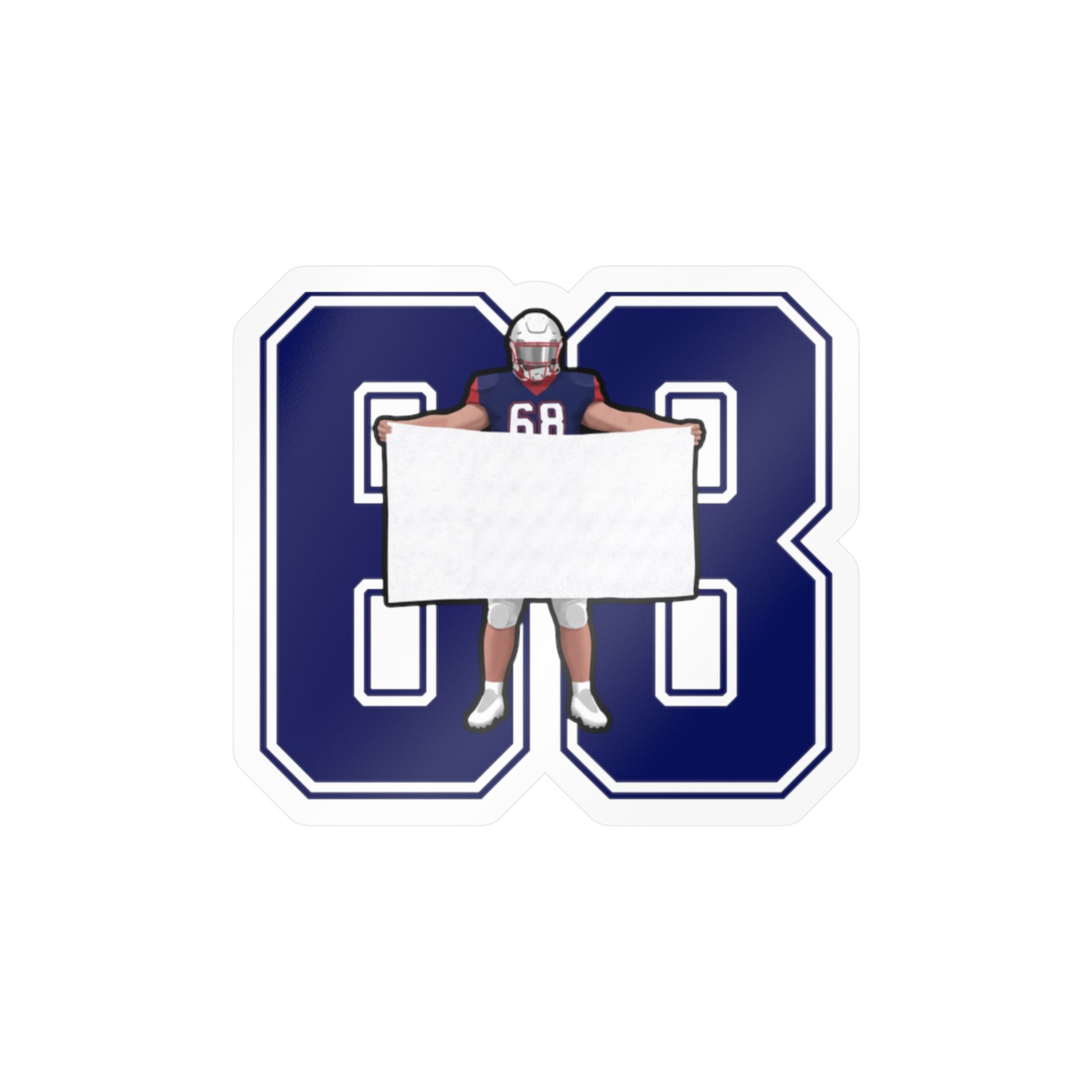 Vinyl Sticker — character_number in Classic