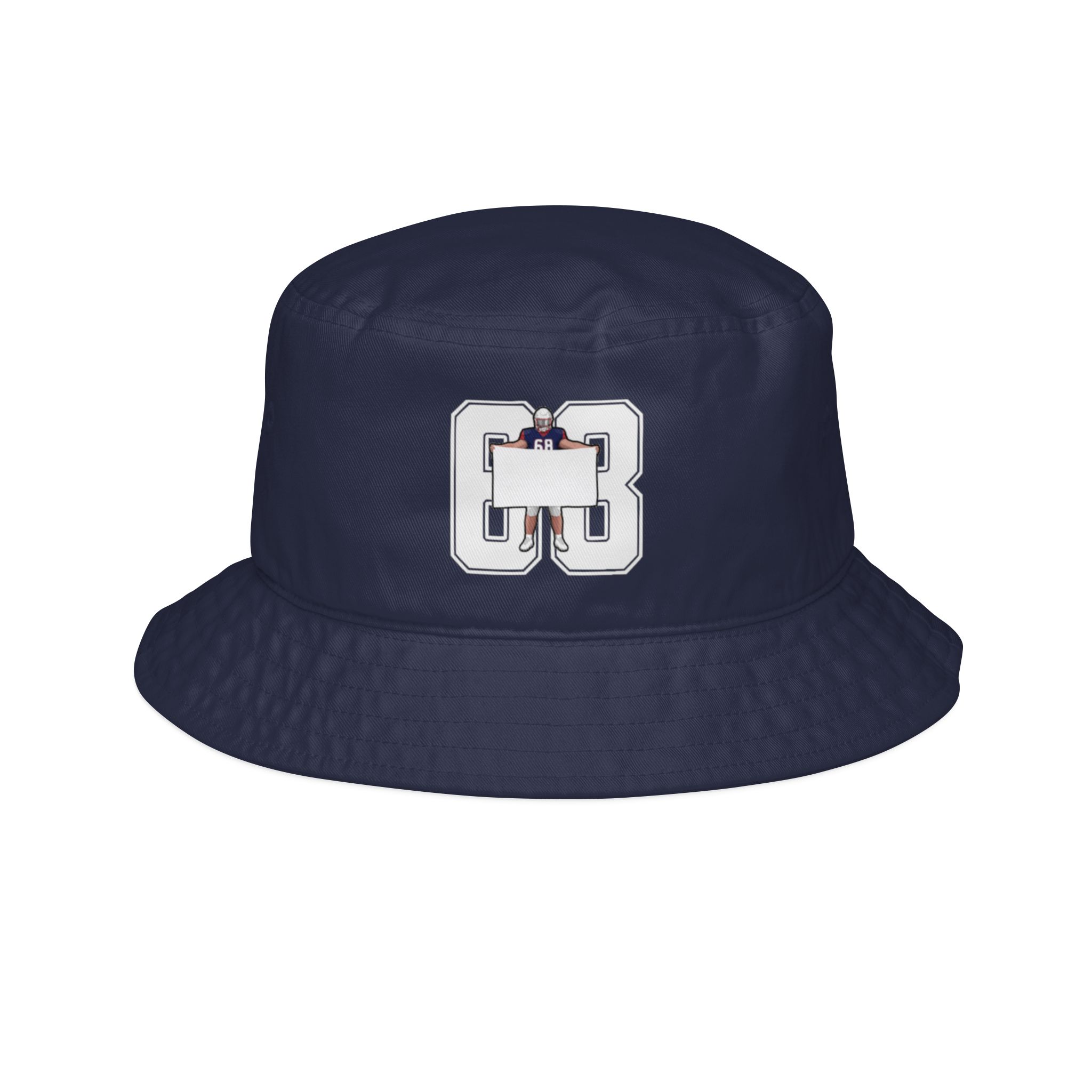 Bucket Hat — character_number in Navy