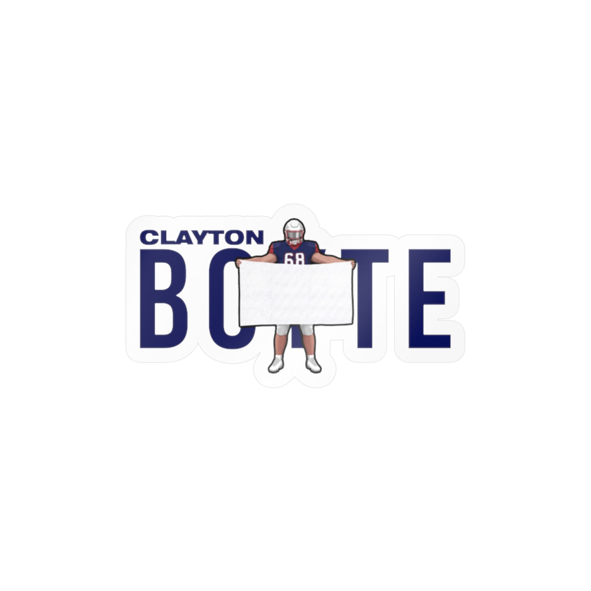 Vinyl Sticker — character_player_name in Classic