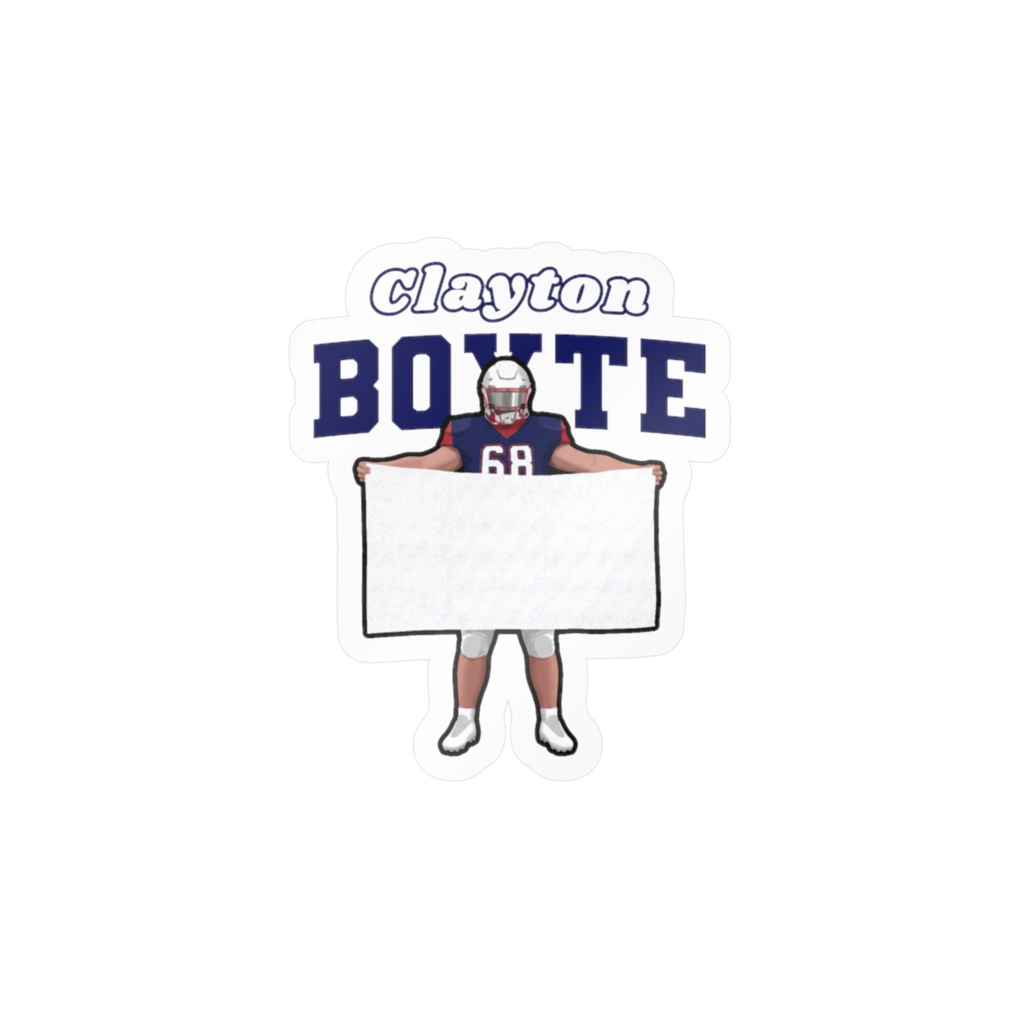 Vinyl Sticker — character_name_arch in Classic