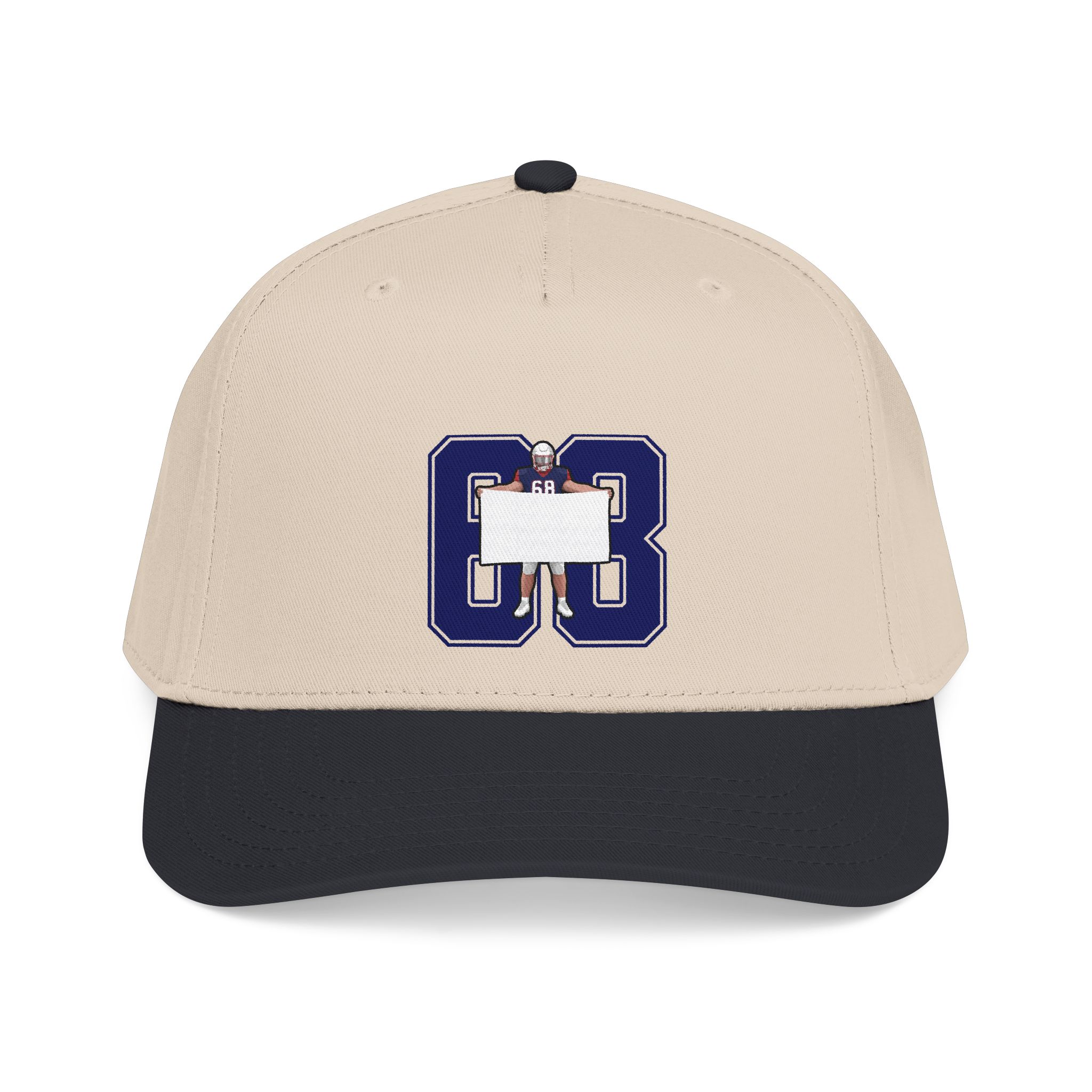 Baseball Cap — character_number in Black / Natural