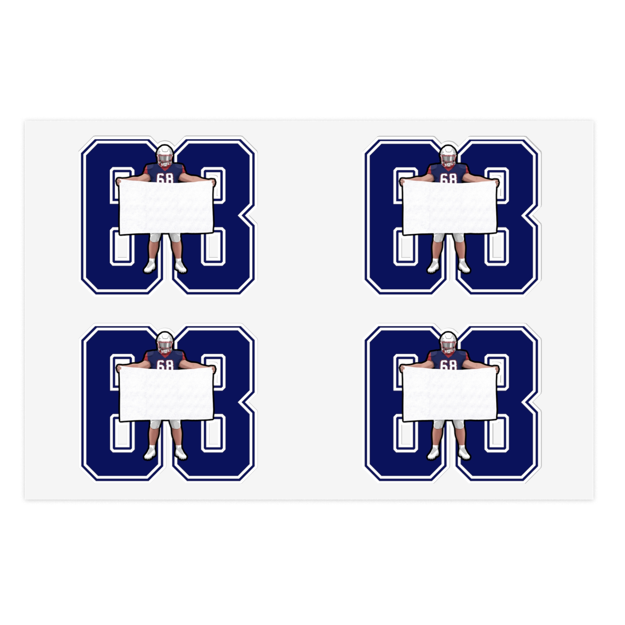 Sticker Sheet — character_number in Classic