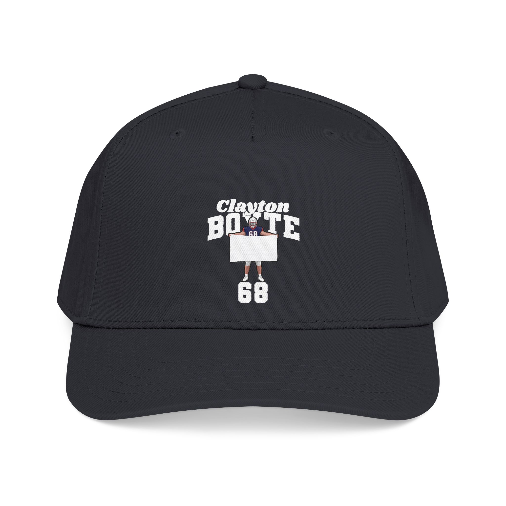 Baseball Cap — character_signature_arch in Black