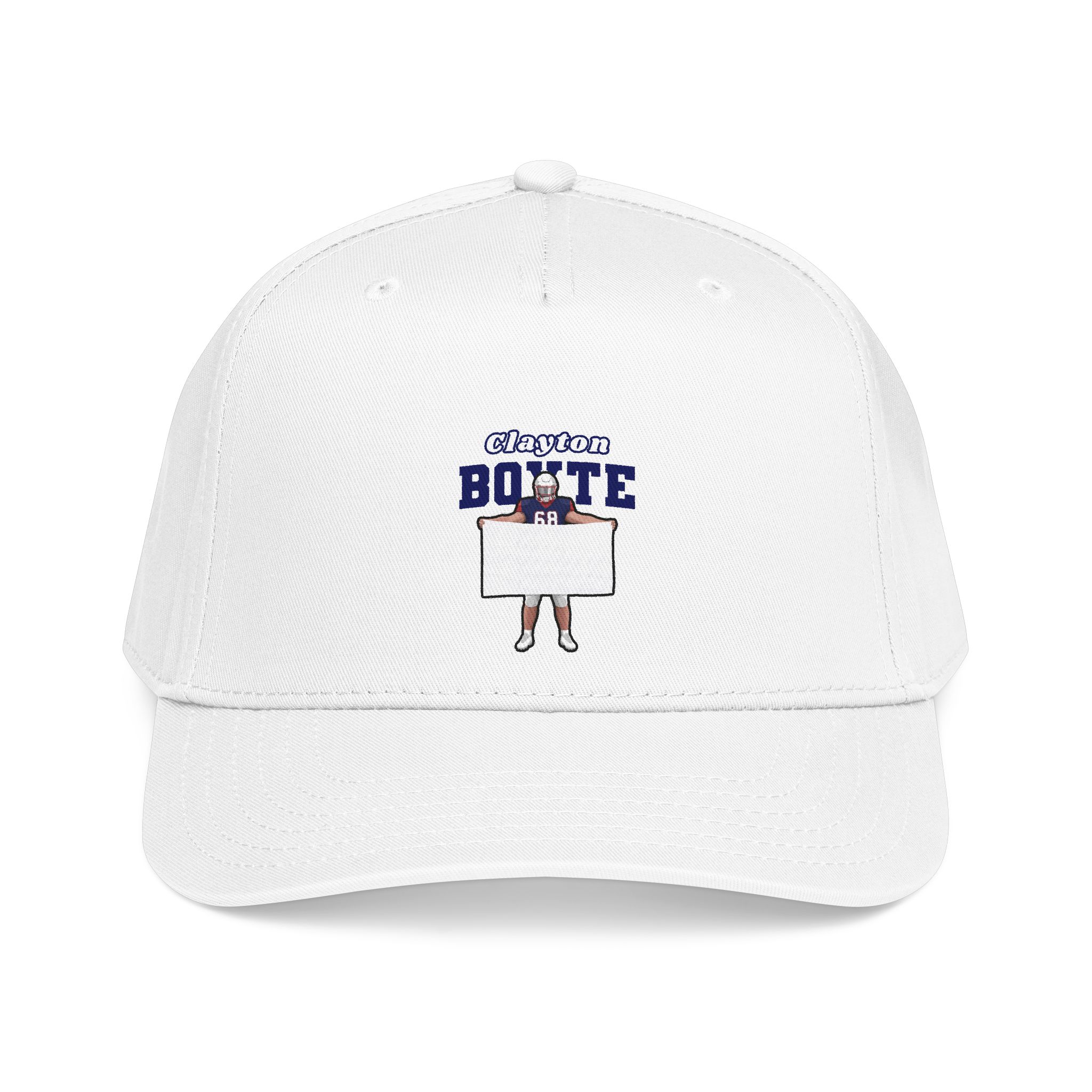Baseball Cap — character_name_arch in White