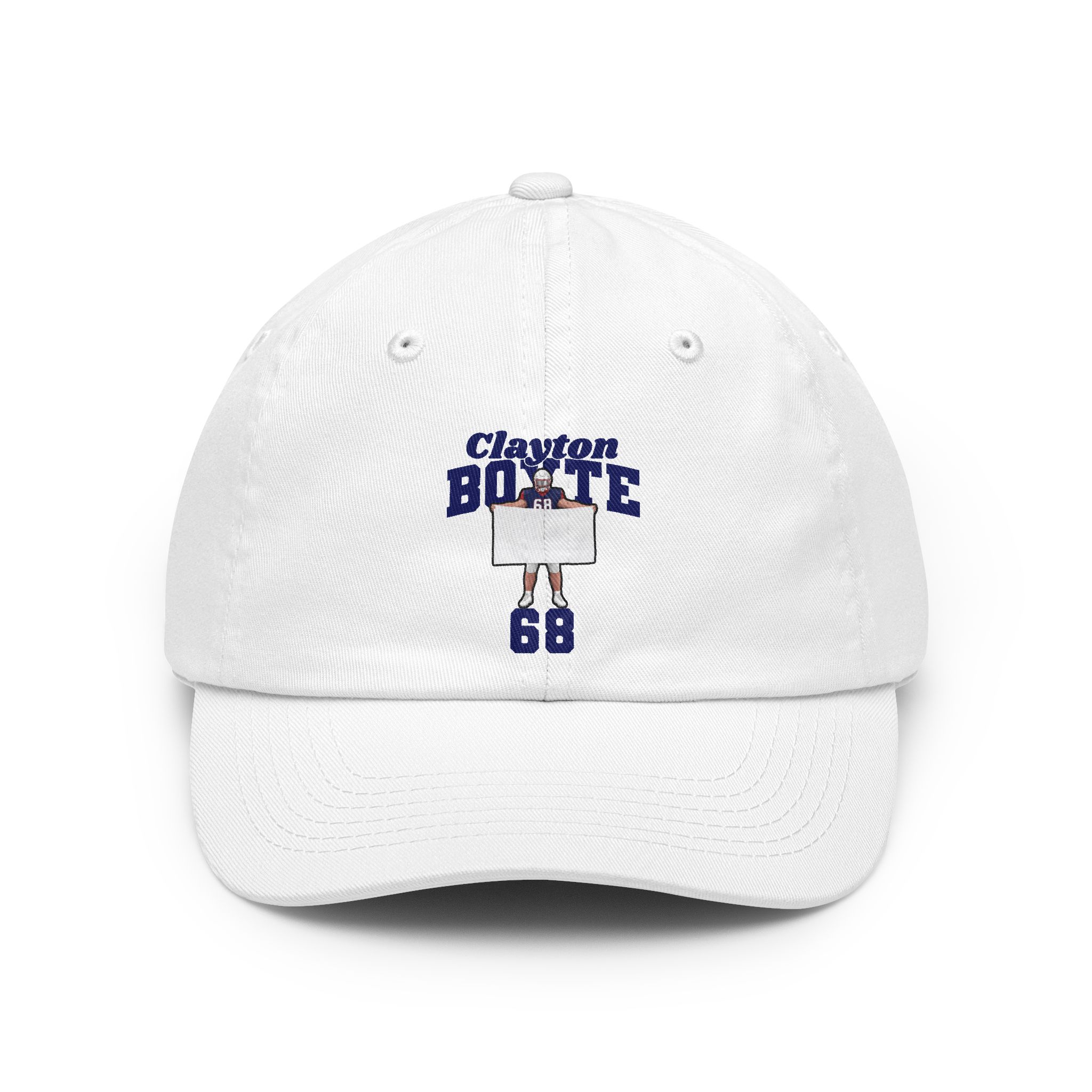 Classic Cap — character_signature_arch in White