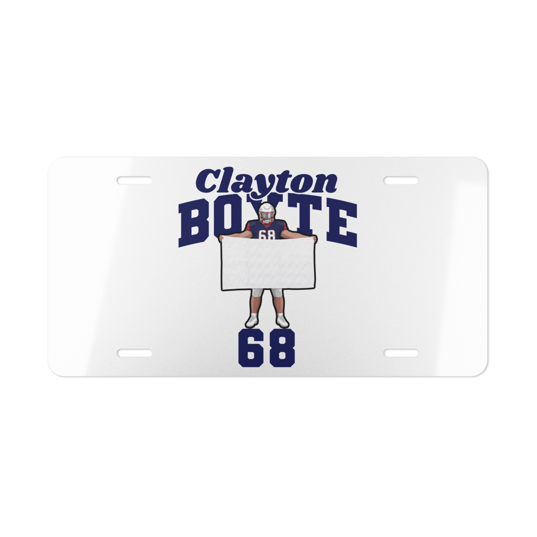 License Plate — character_signature_arch in Classic