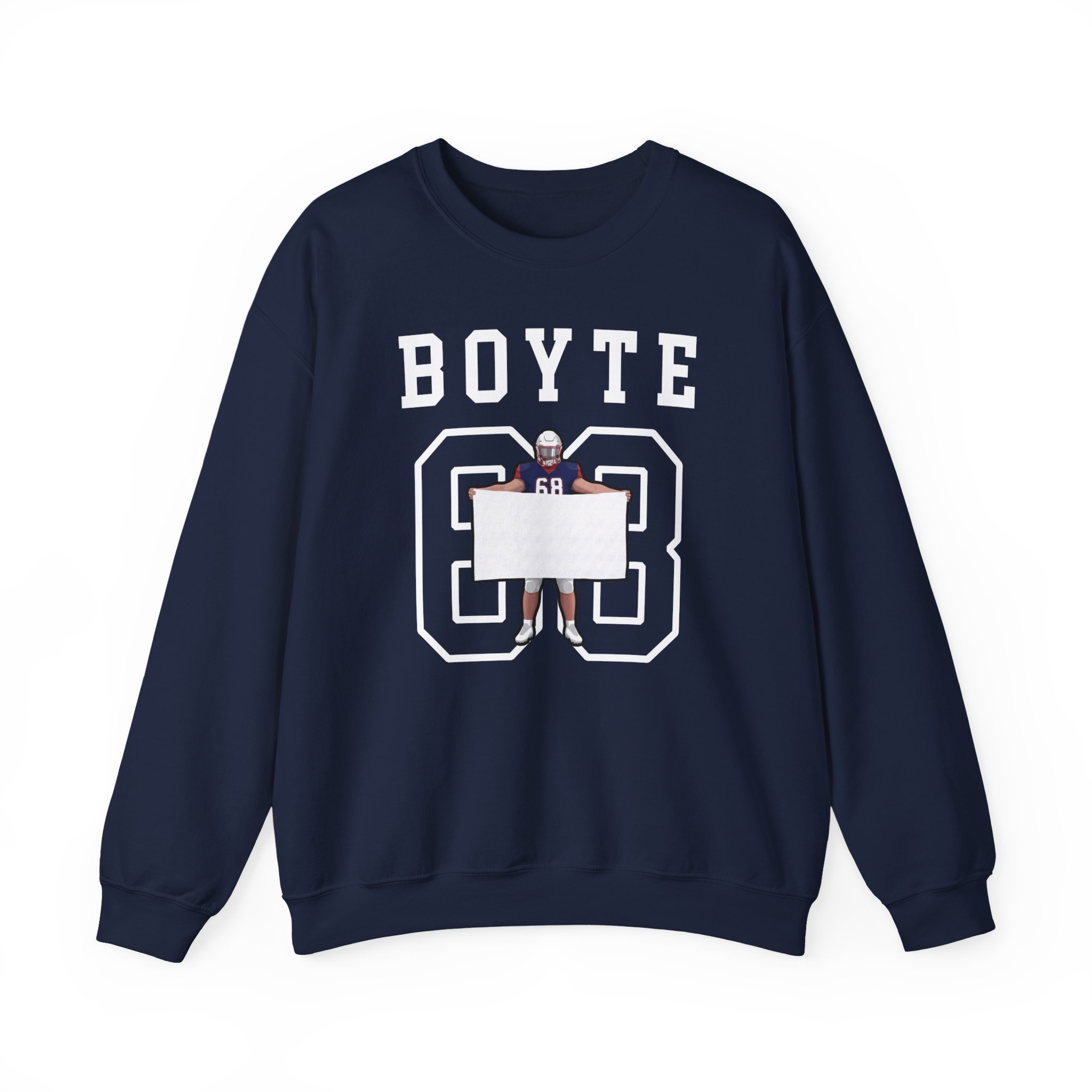 Crewneck Sweatshirt — character_shirsey in Navy
