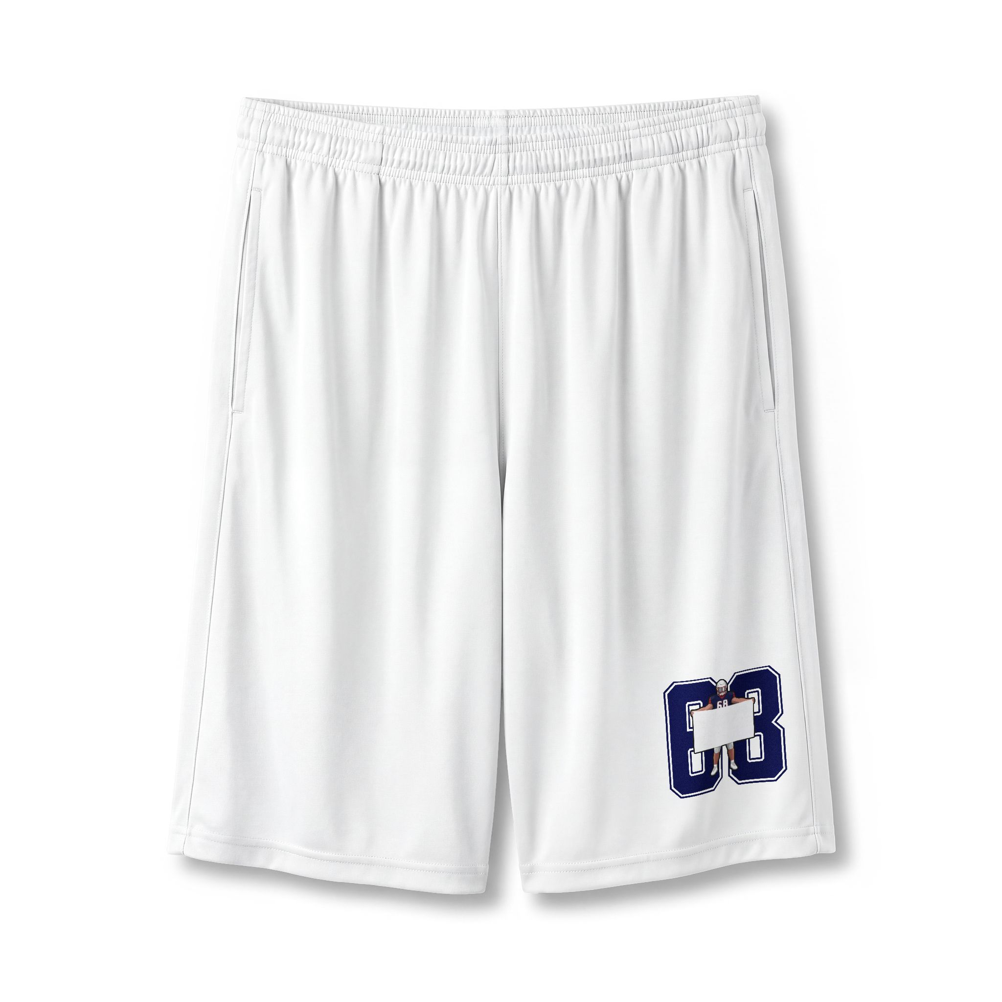 Shorts — character_number in White