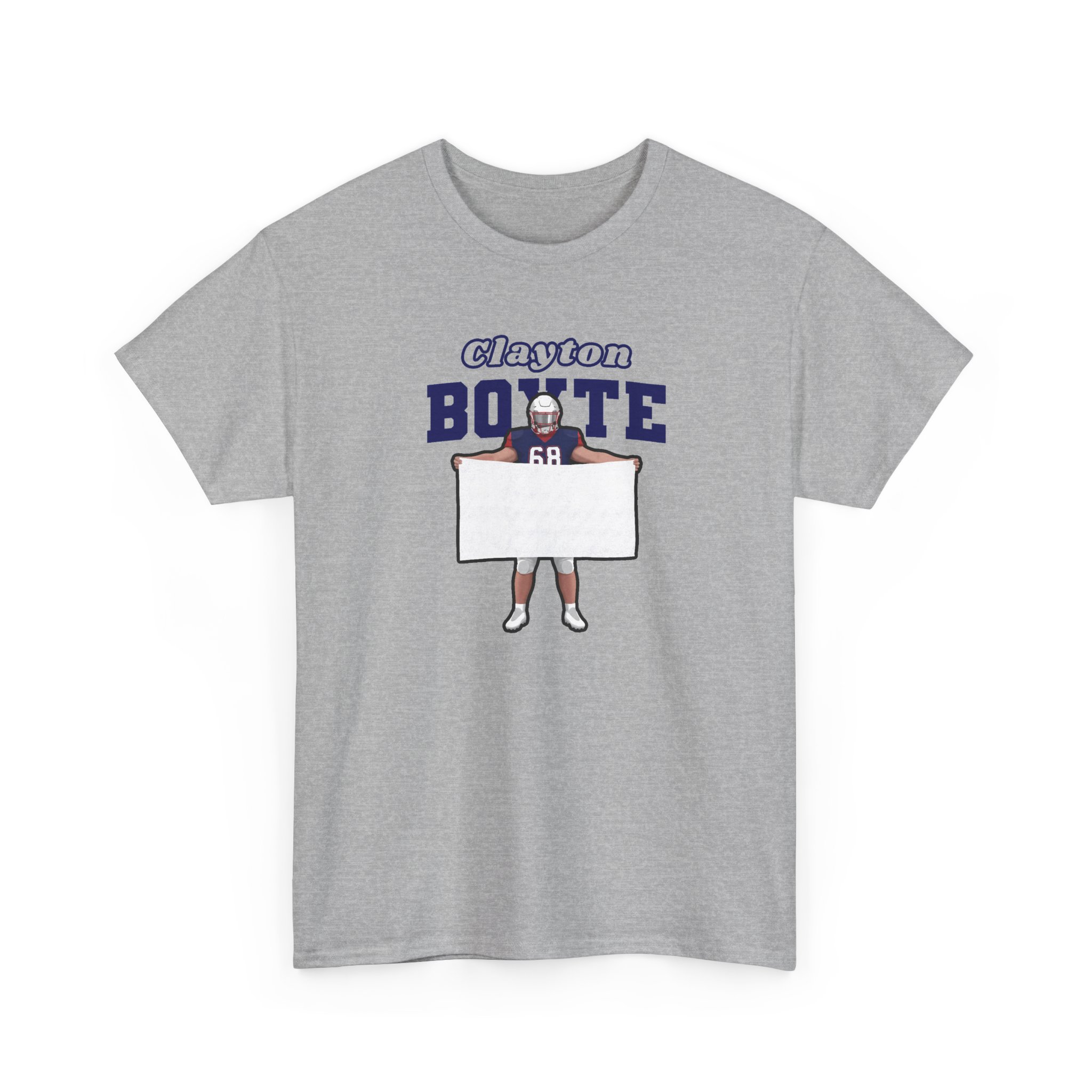 Tee — character_name_arch in Grey