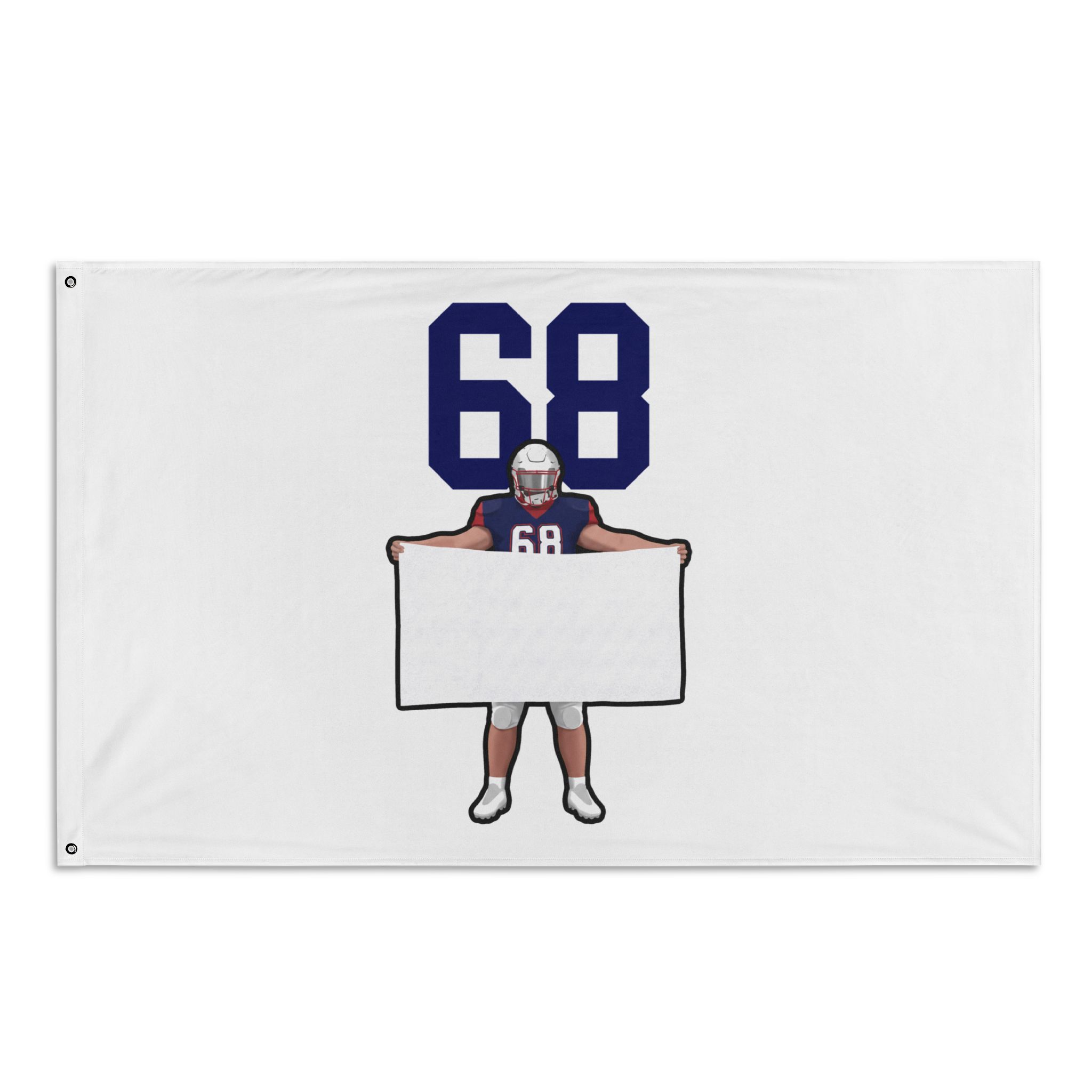Flag (35 × 56 in) — character_number_top in Classic