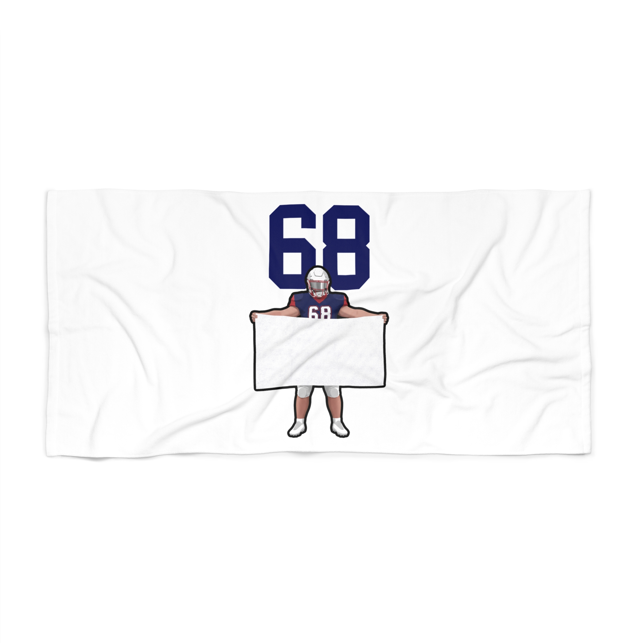 Beach Towel — character_number_top in Classic