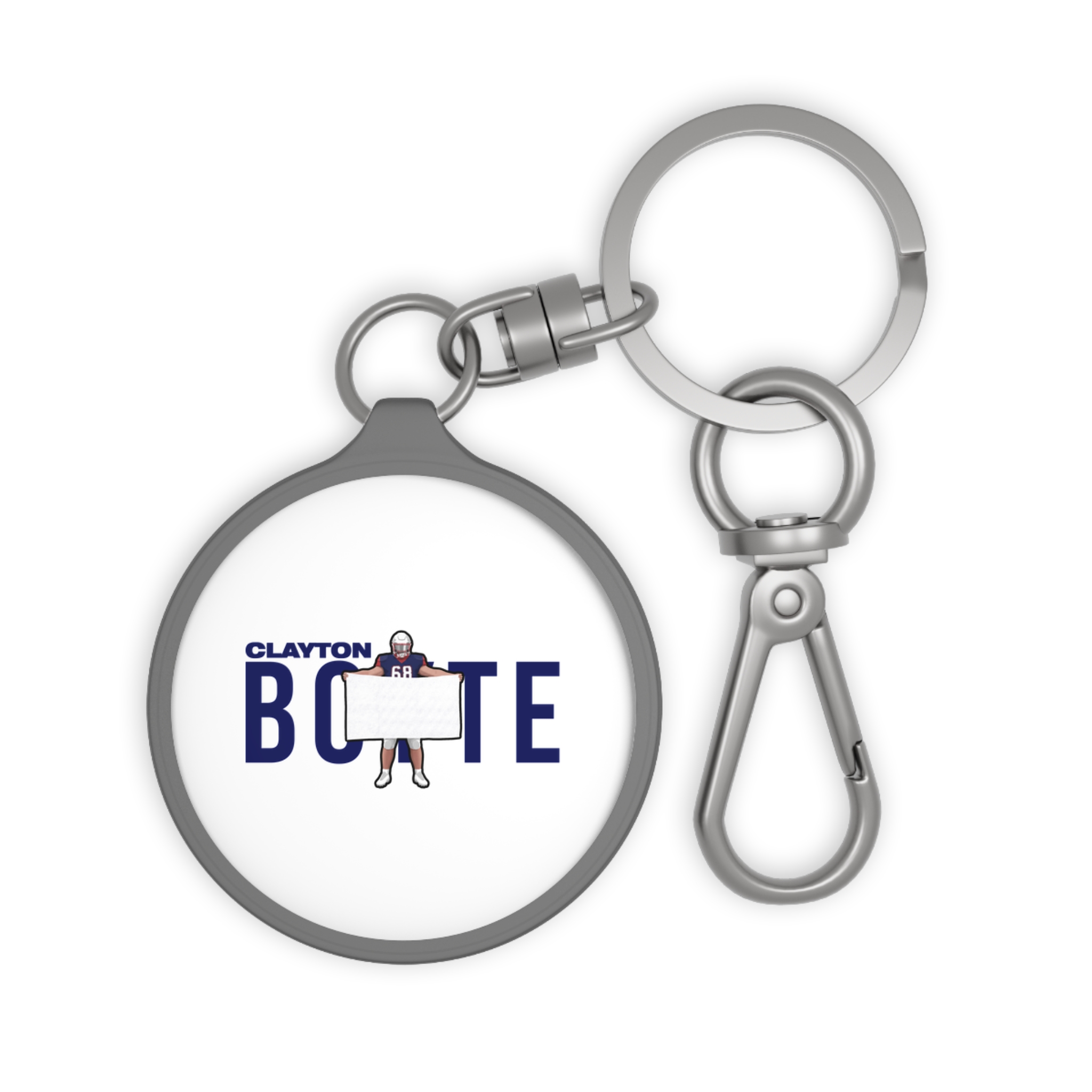 Keychain — character_player_name in Grey