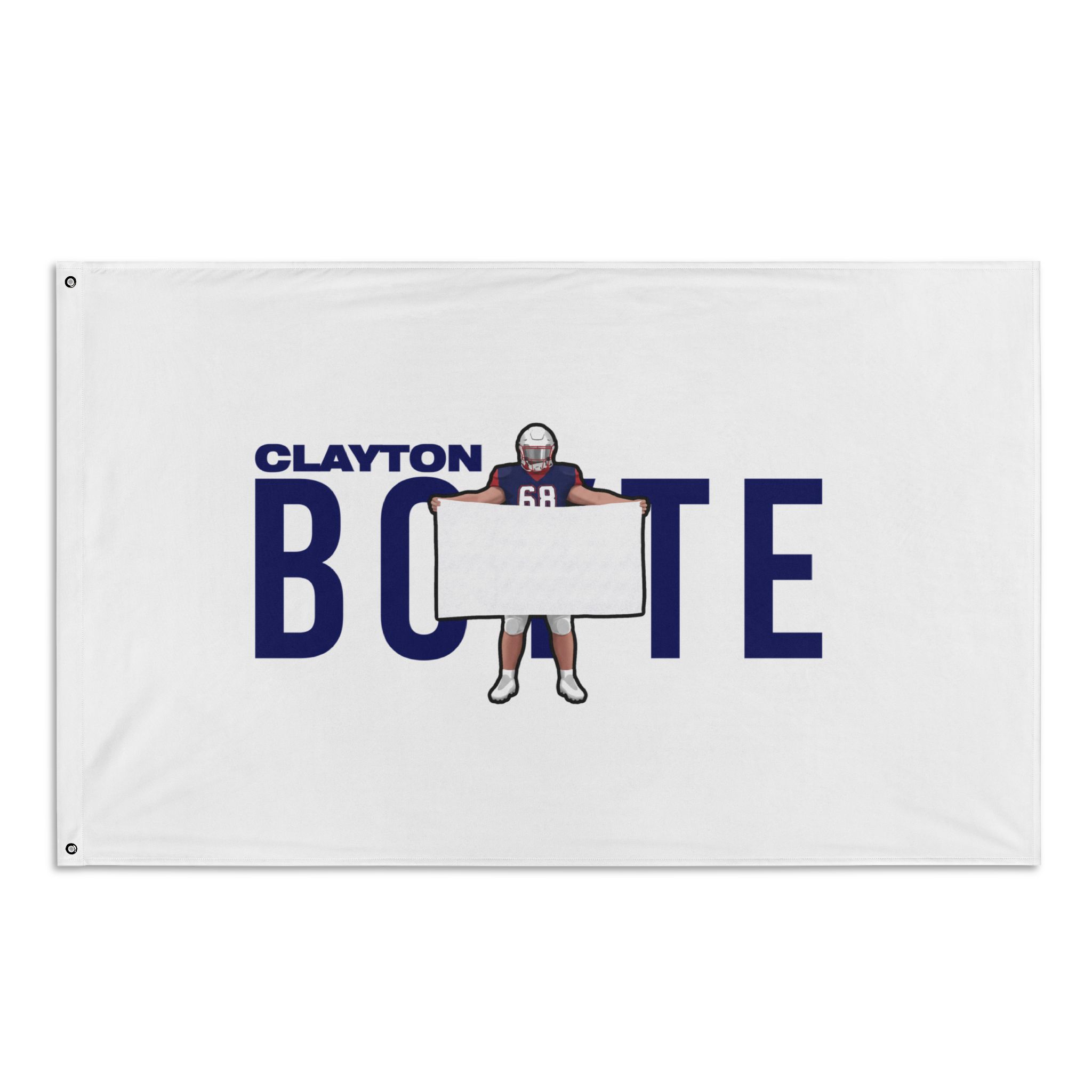 Flag (35 × 56 in) — character_player_name in Classic
