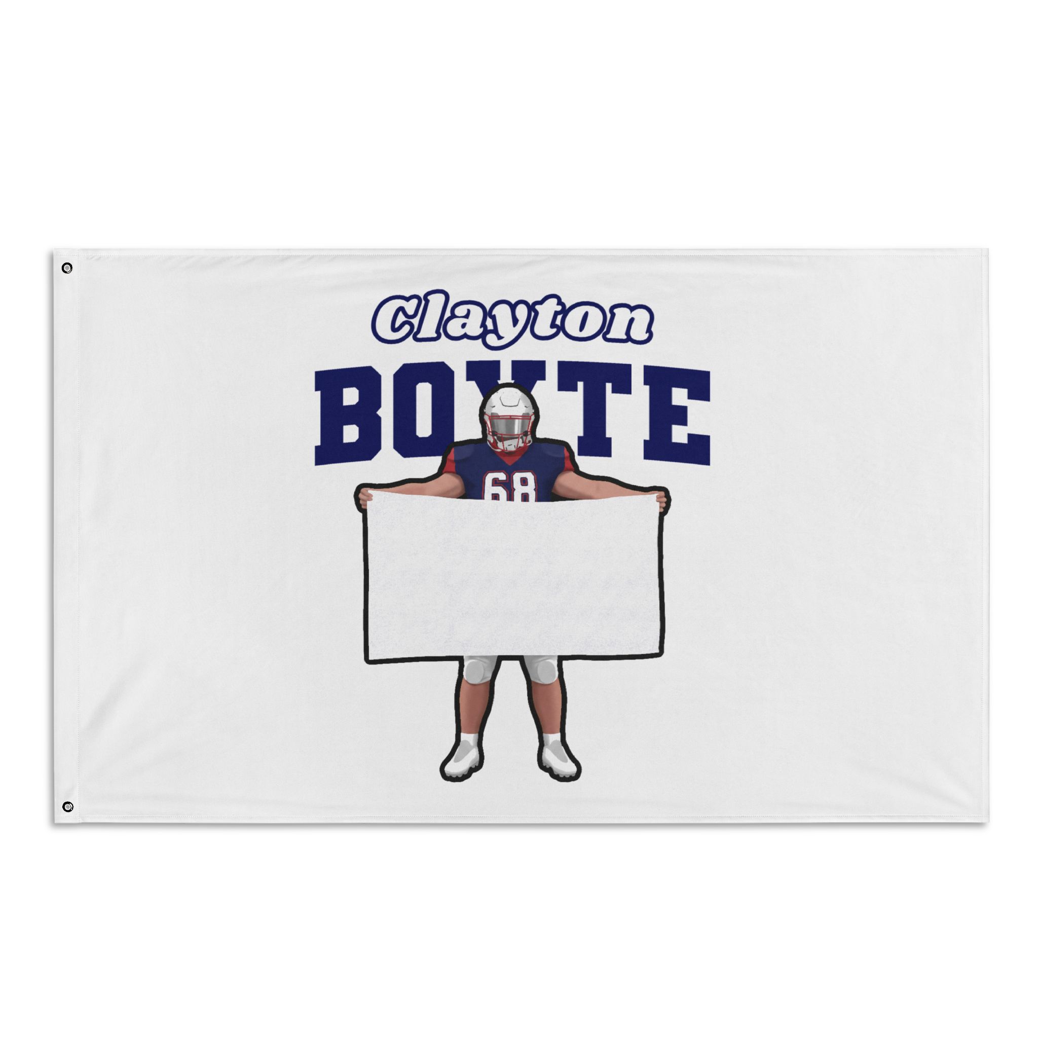 Flag (35 × 56 in) — character_name_arch in Classic