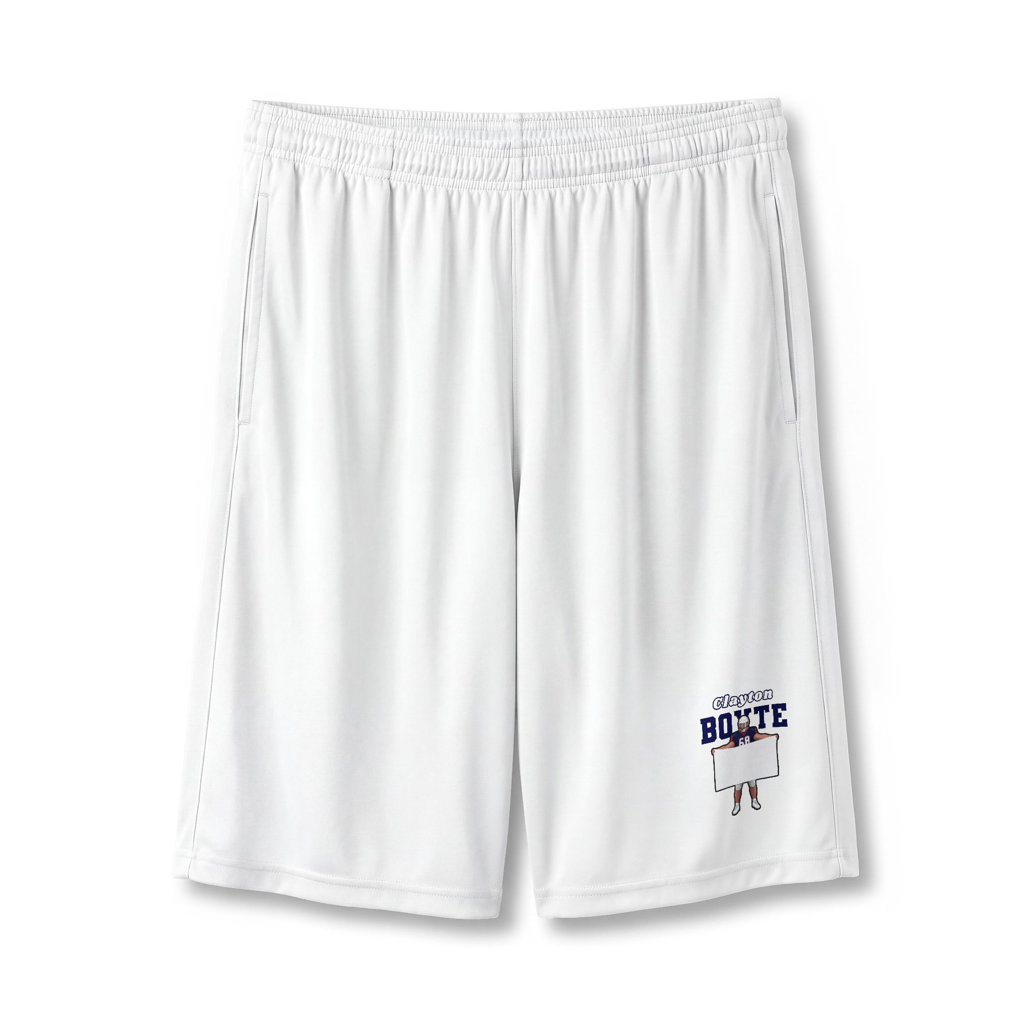 Shorts — character_name_arch in White