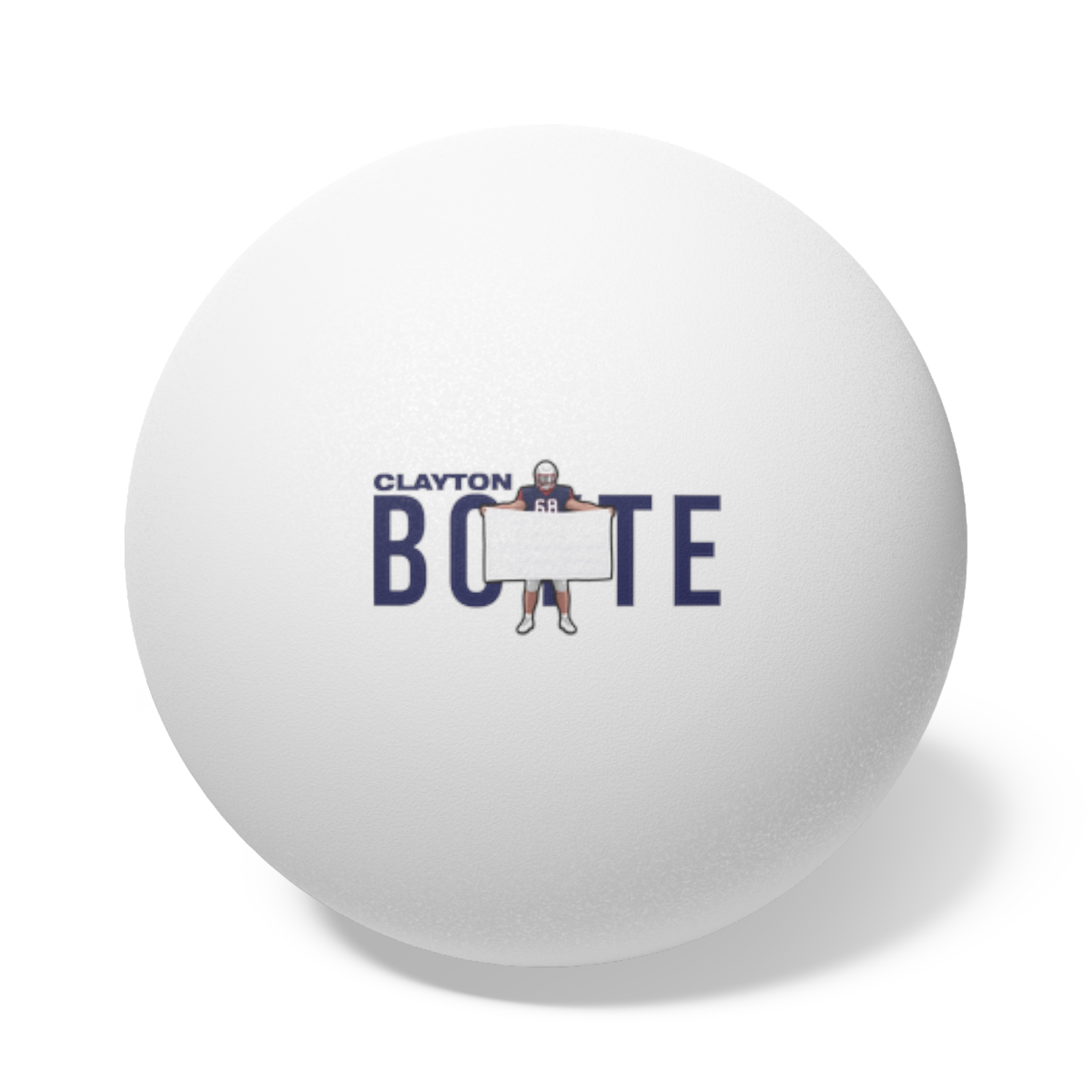 Ping Pong Balls, 6 pcs — character_player_name in White
