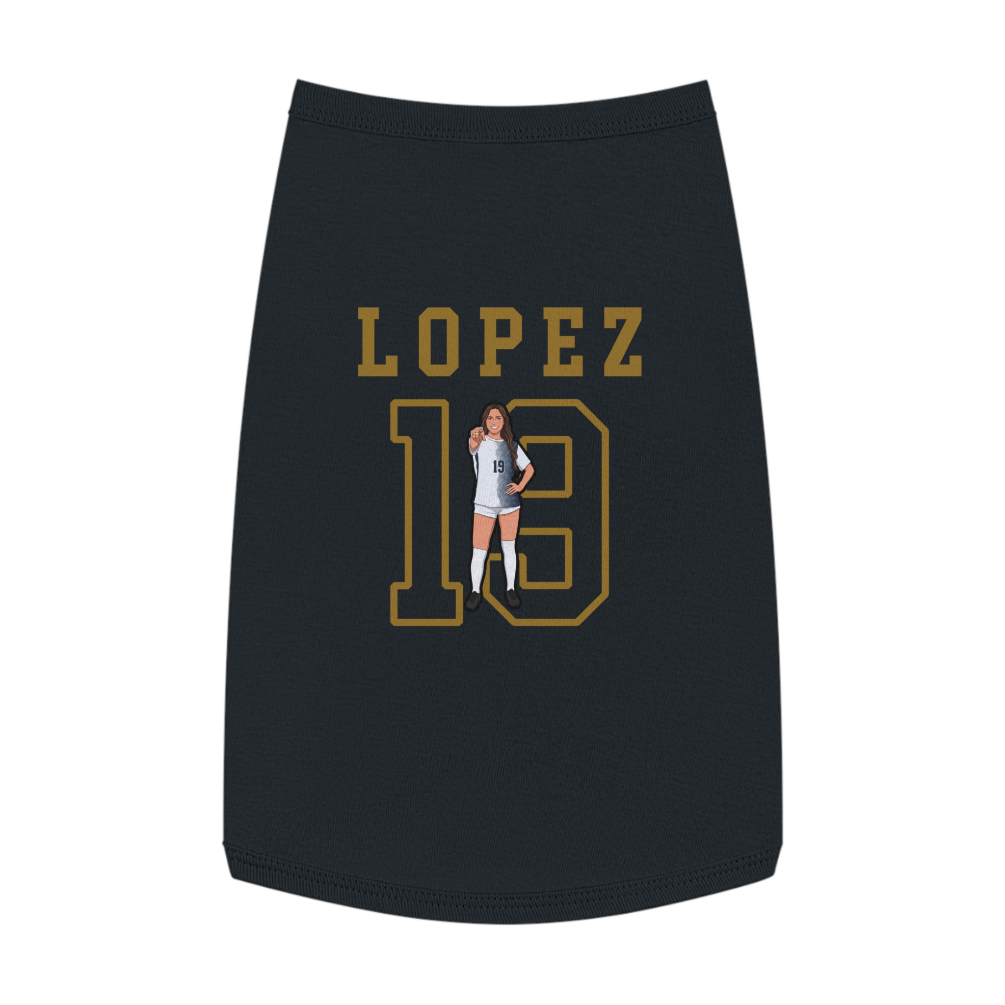 Pet Tank Top — character_shirsey in Black