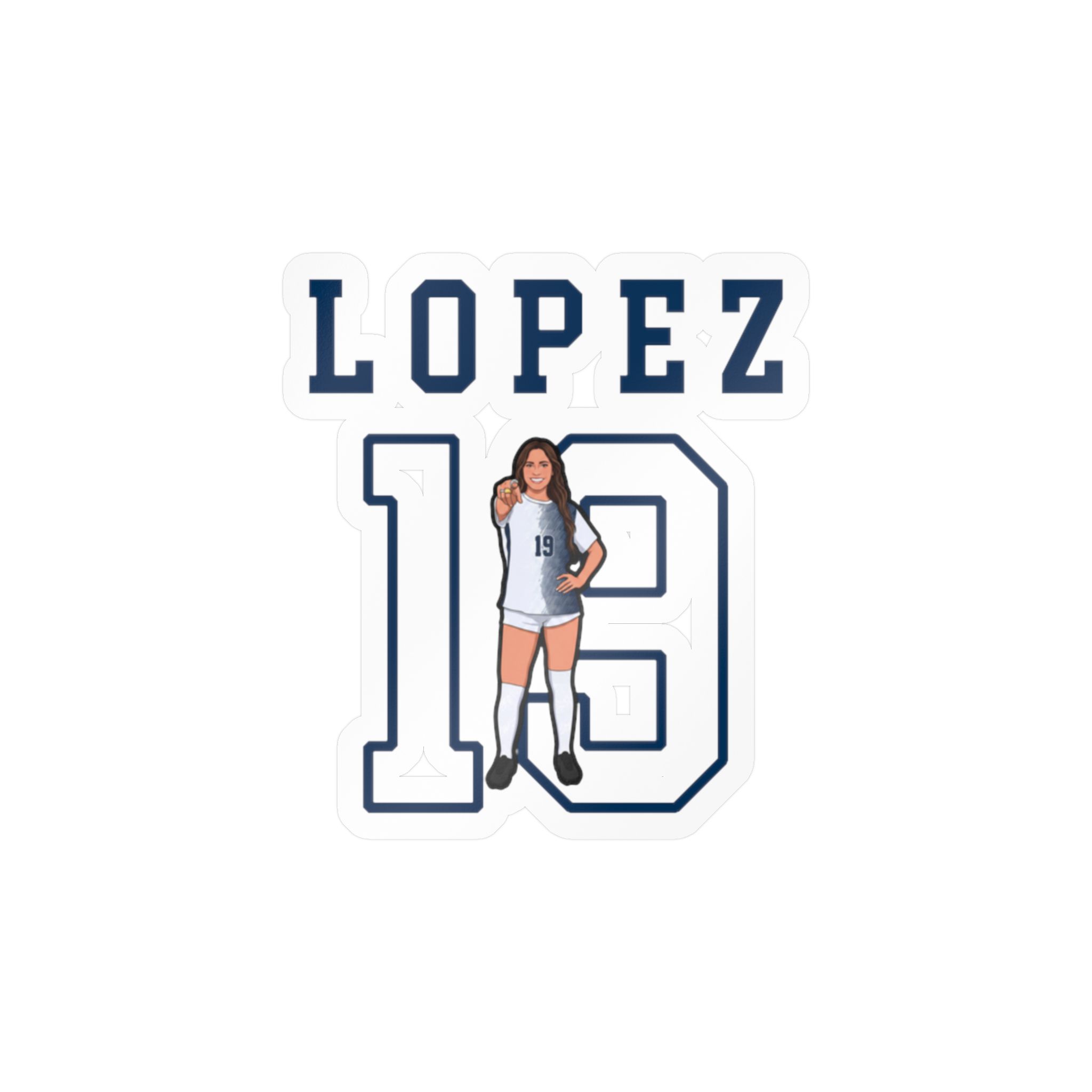 Vinyl Sticker — character_shirsey in Classic