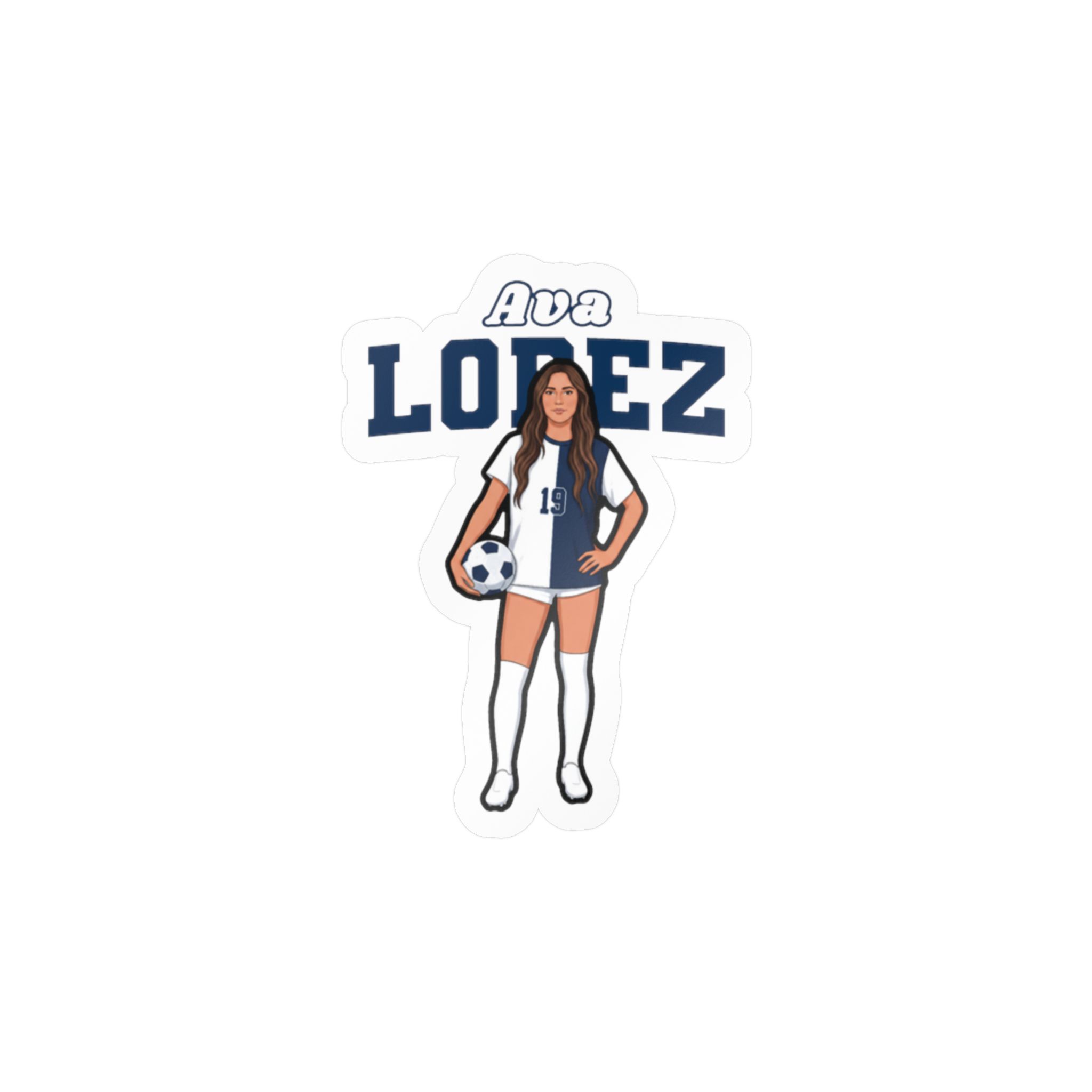 Vinyl Sticker — character_name_arch in Classic