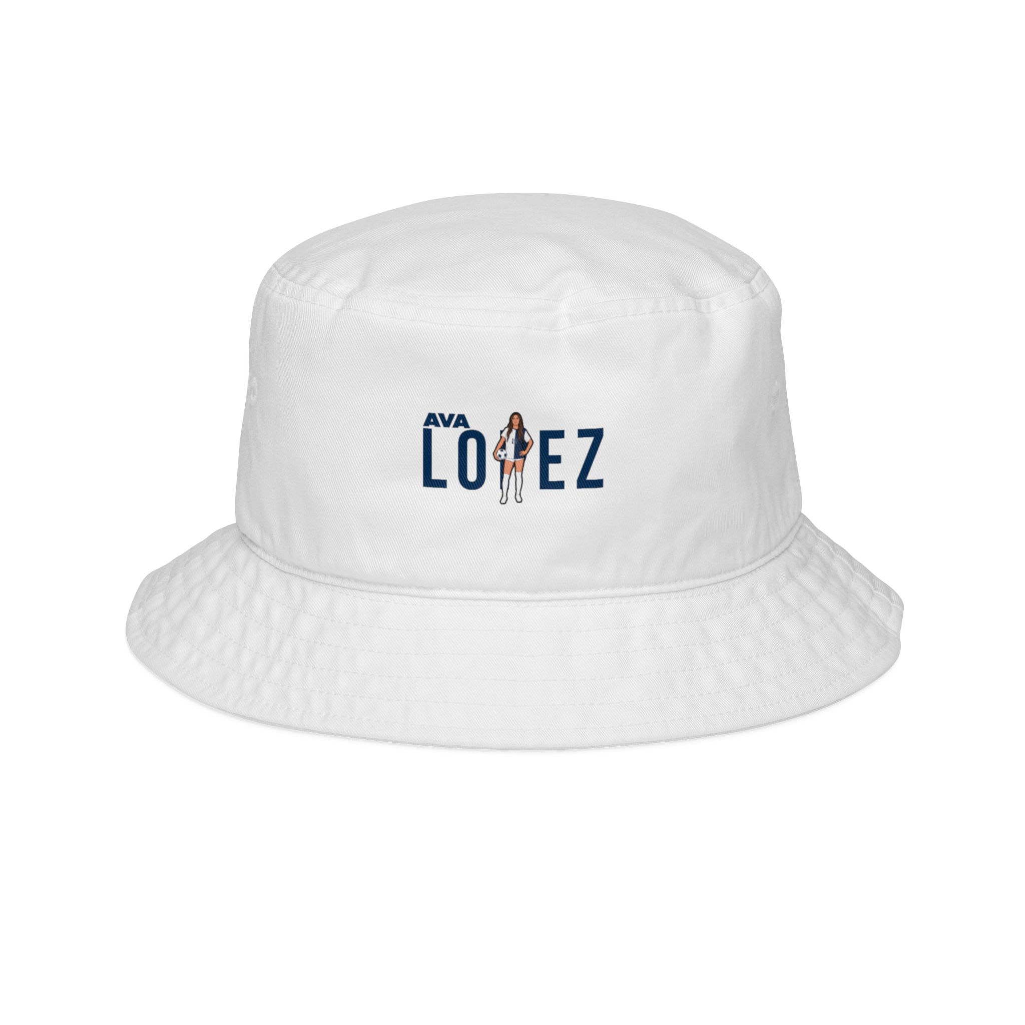 Bucket Hat — character_player_name in White