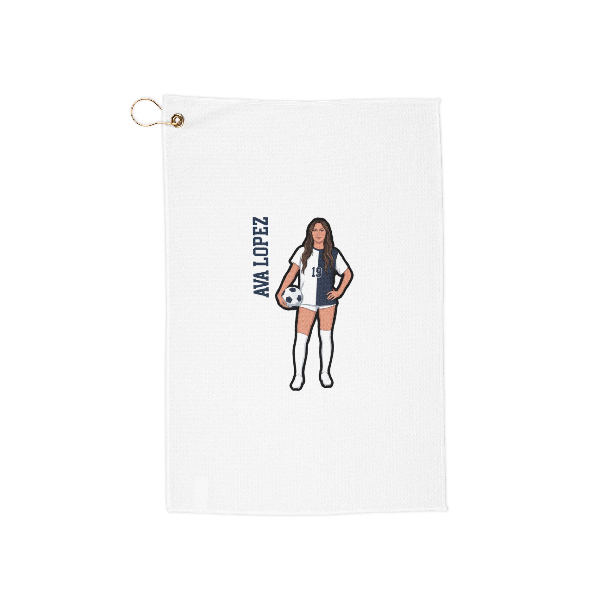 Golf Towel — character_name_vertical in Classic