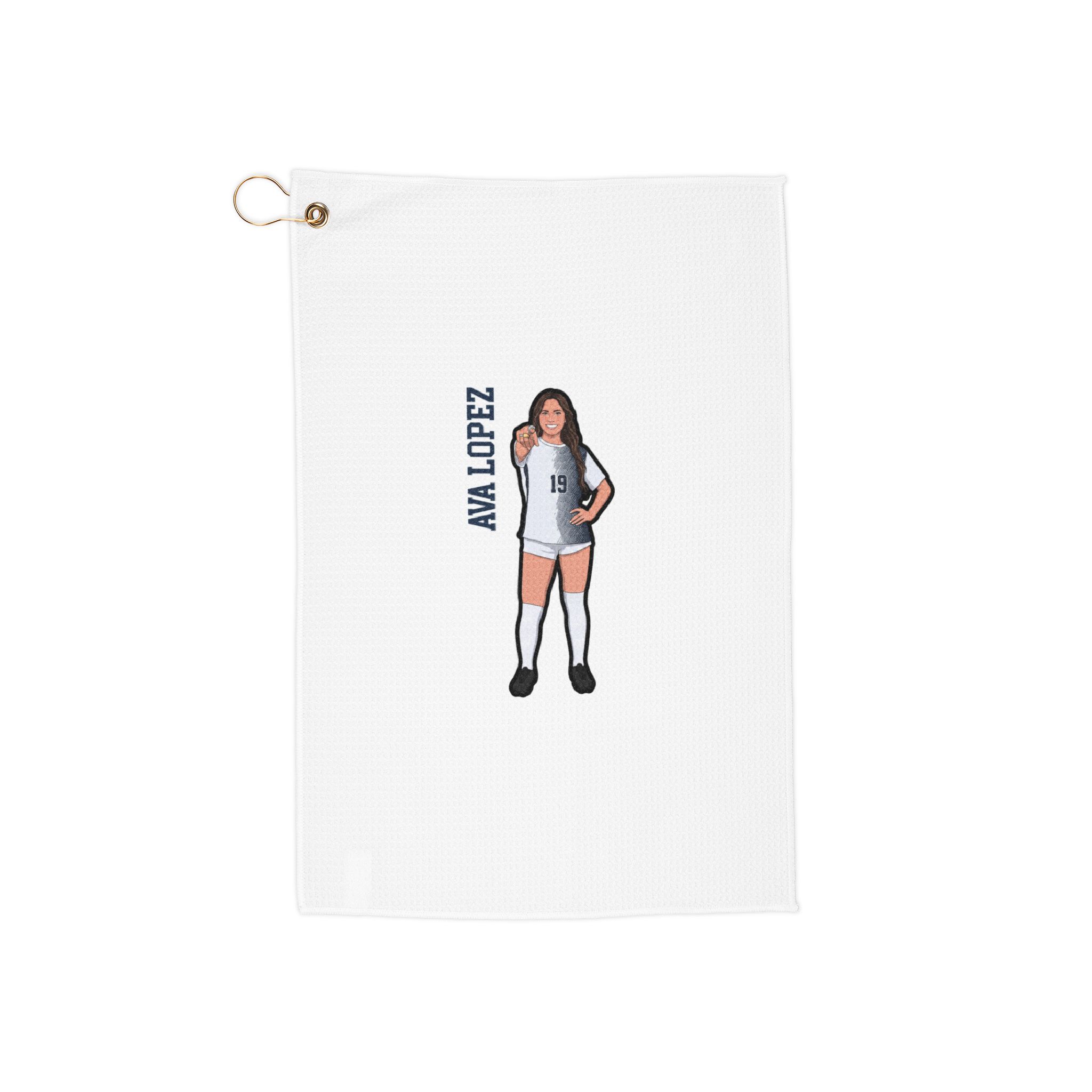 Golf Towel — character_name_vertical in Classic