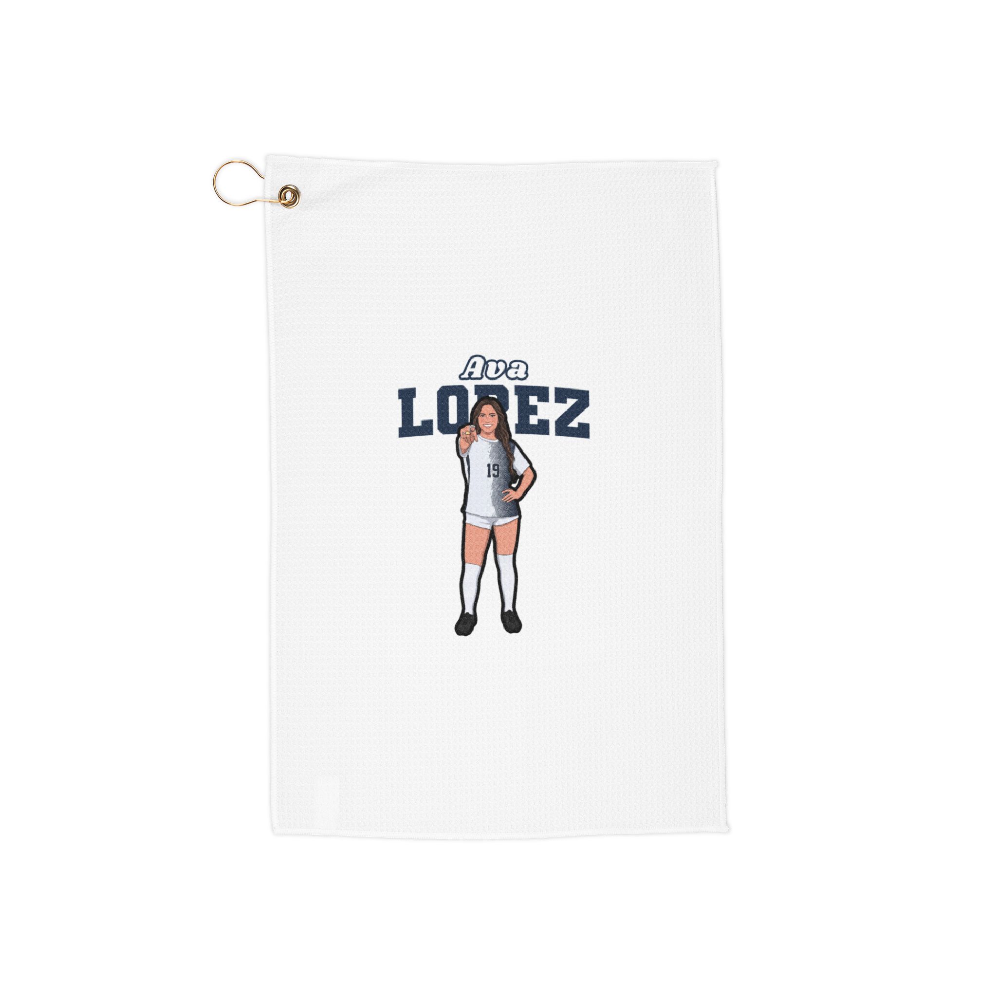 Golf Towel — character_name_arch in Classic
