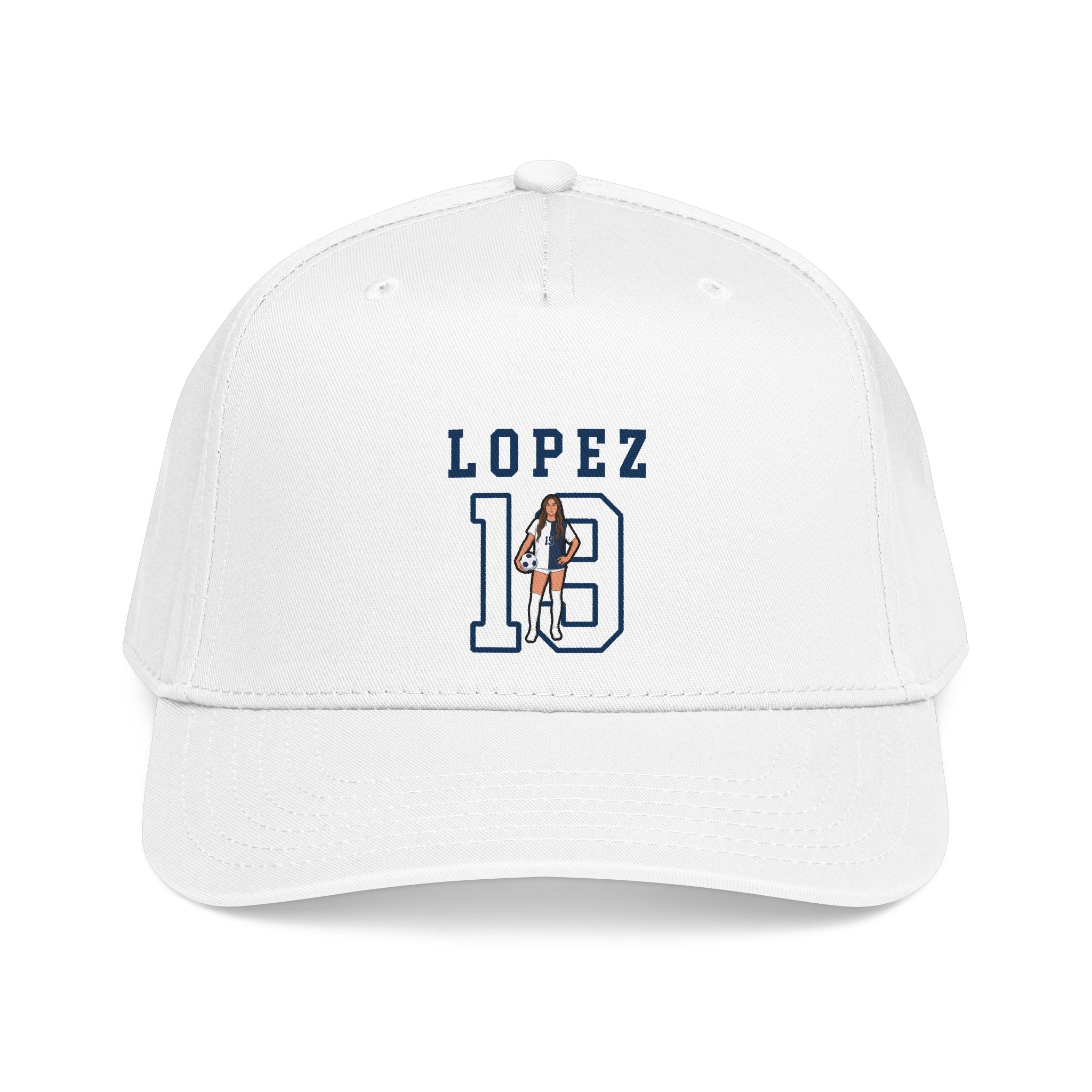 Baseball Cap — character_shirsey in White