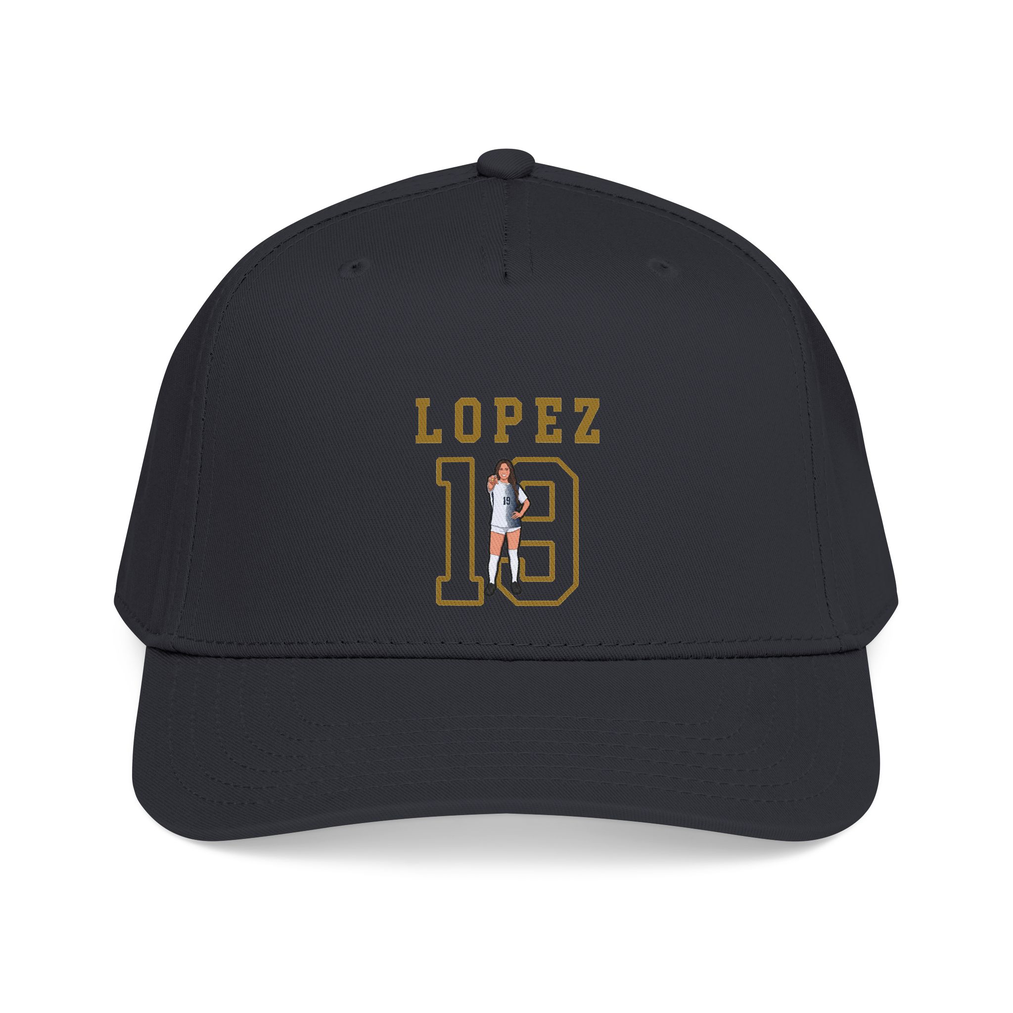 Baseball Cap — character_shirsey in Black