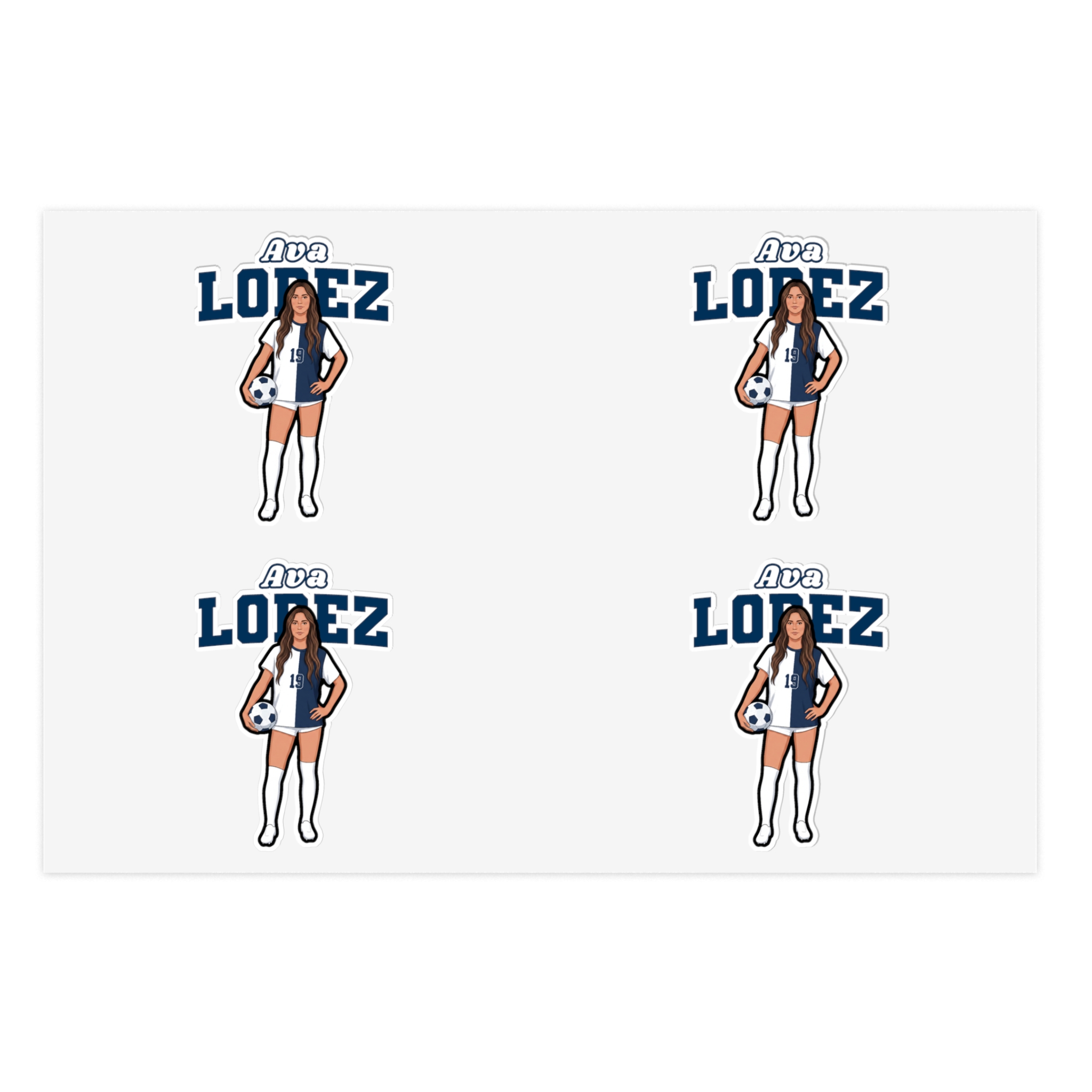 Sticker Sheet — character_name_arch in Classic