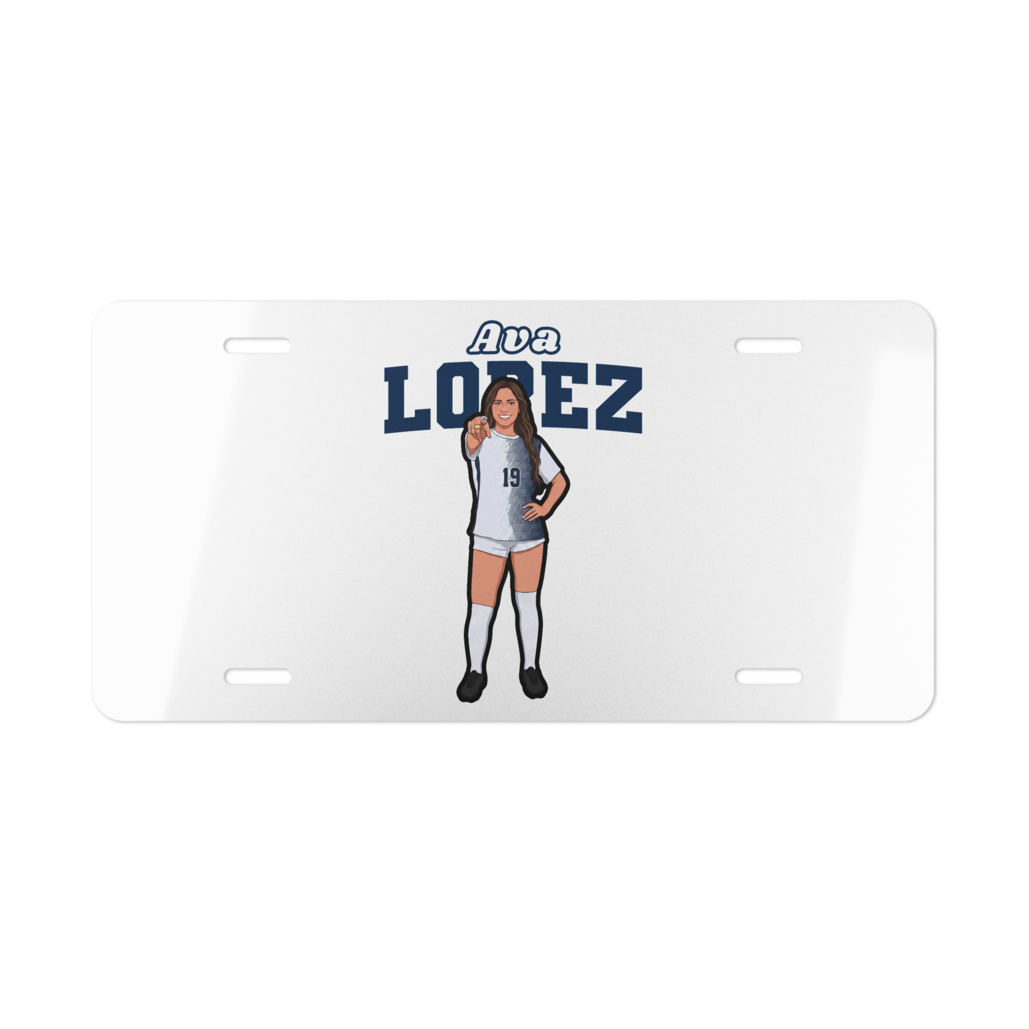 License Plate — character_name_arch in Classic