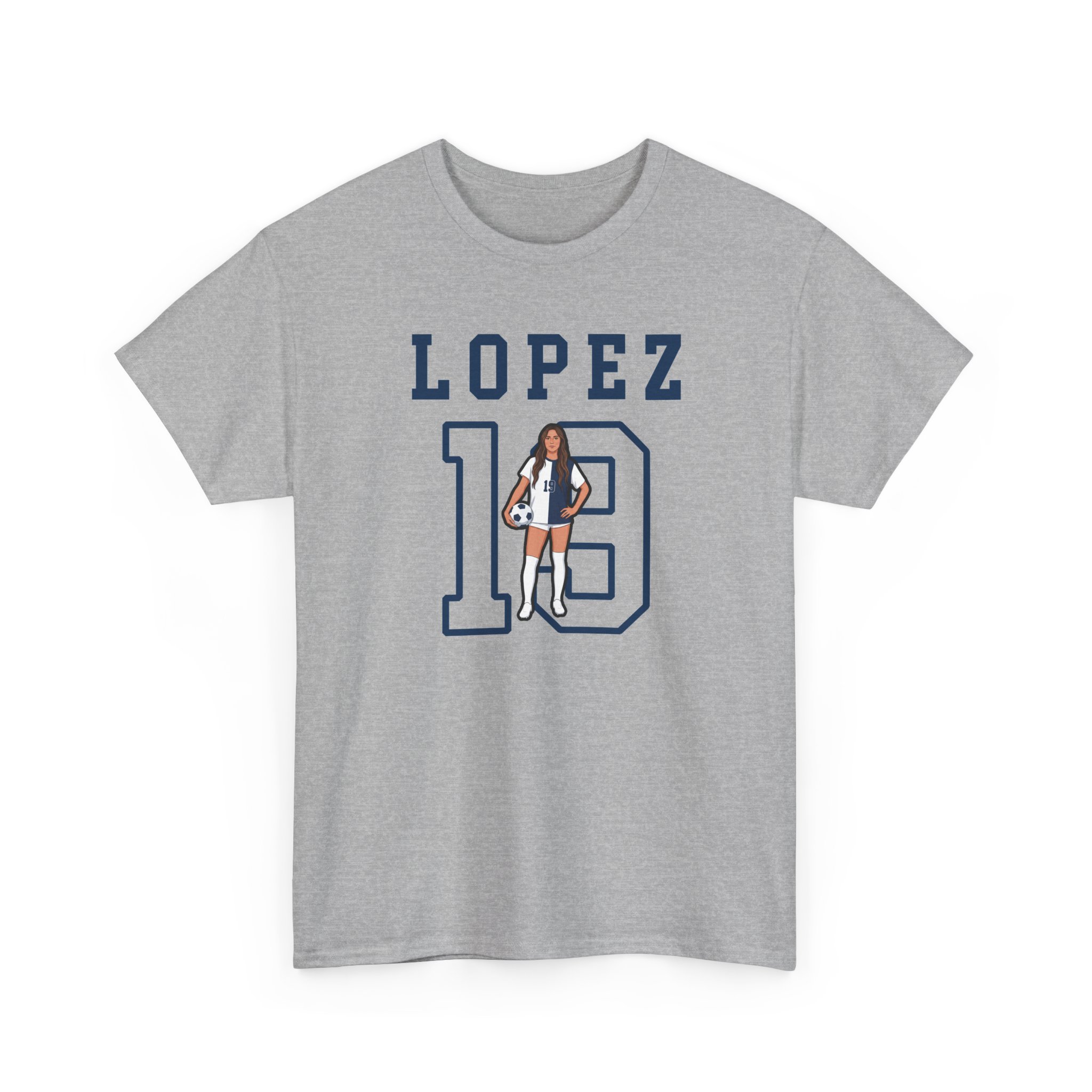 Tee — character_shirsey in Grey