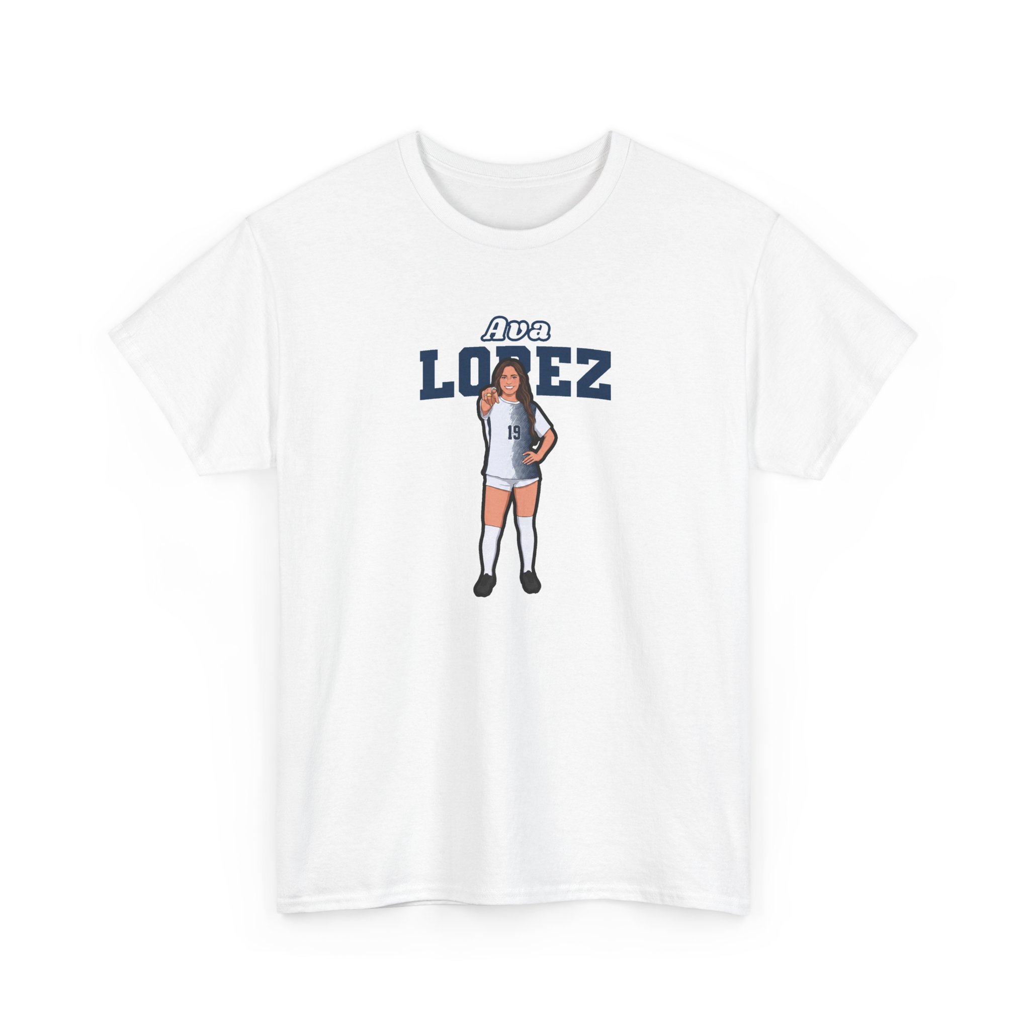 Tee — character_name_arch in White