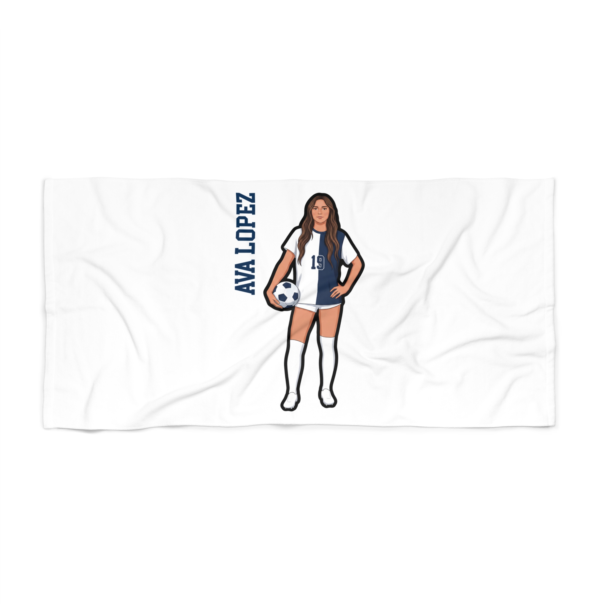 Beach Towel — character_name_vertical in Classic