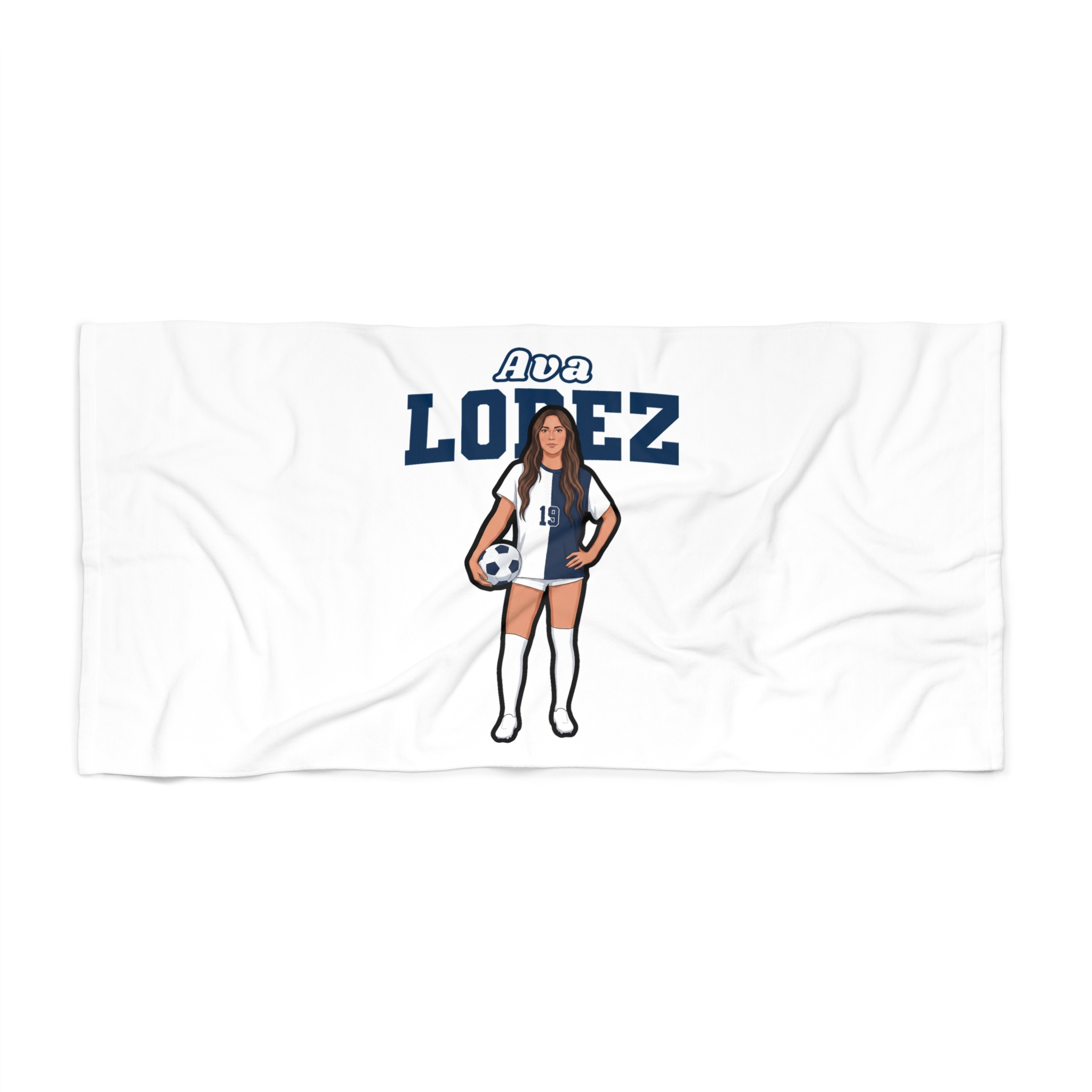 Beach Towel — character_name_arch in Classic