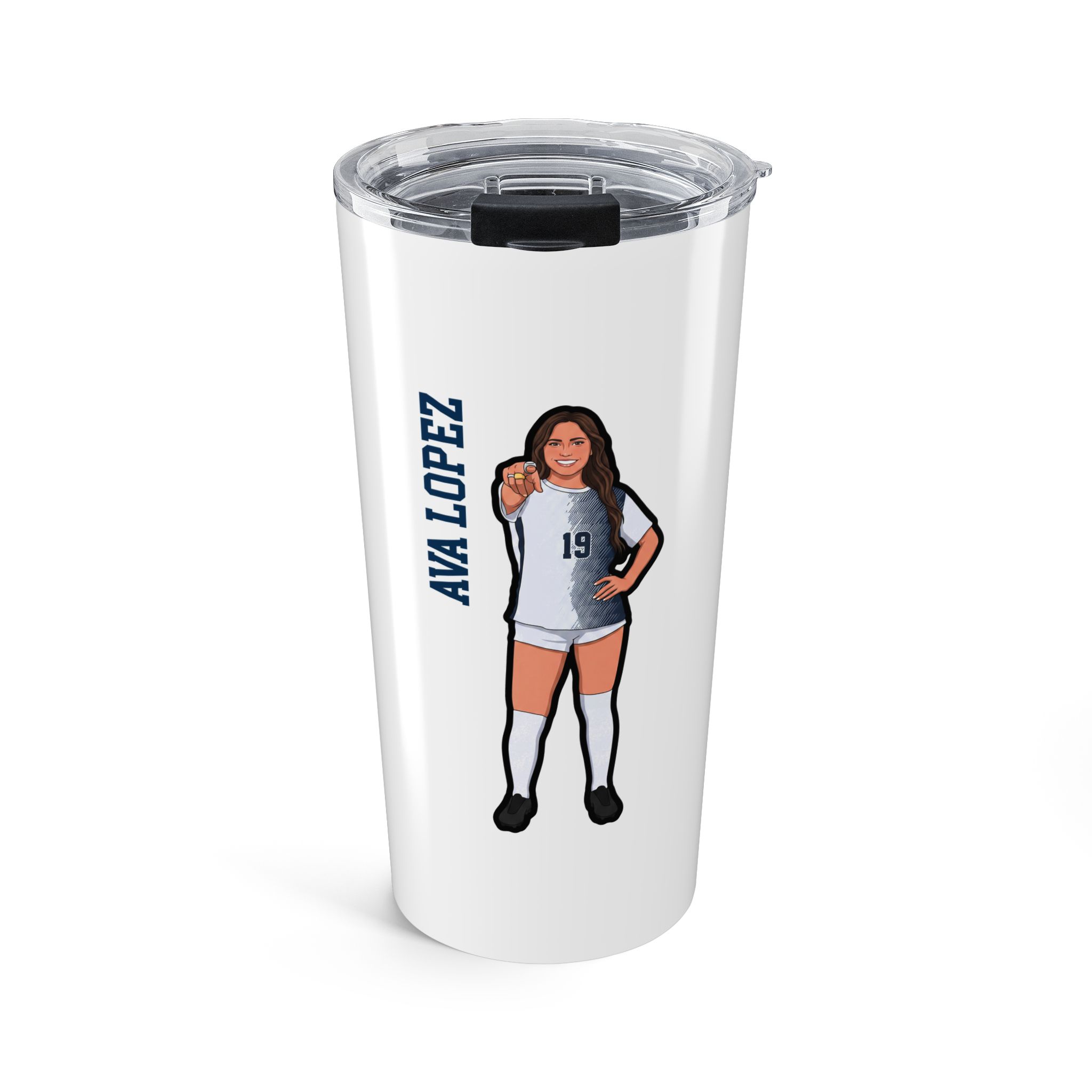 20oz Tumbler — character_name_vertical in Classic